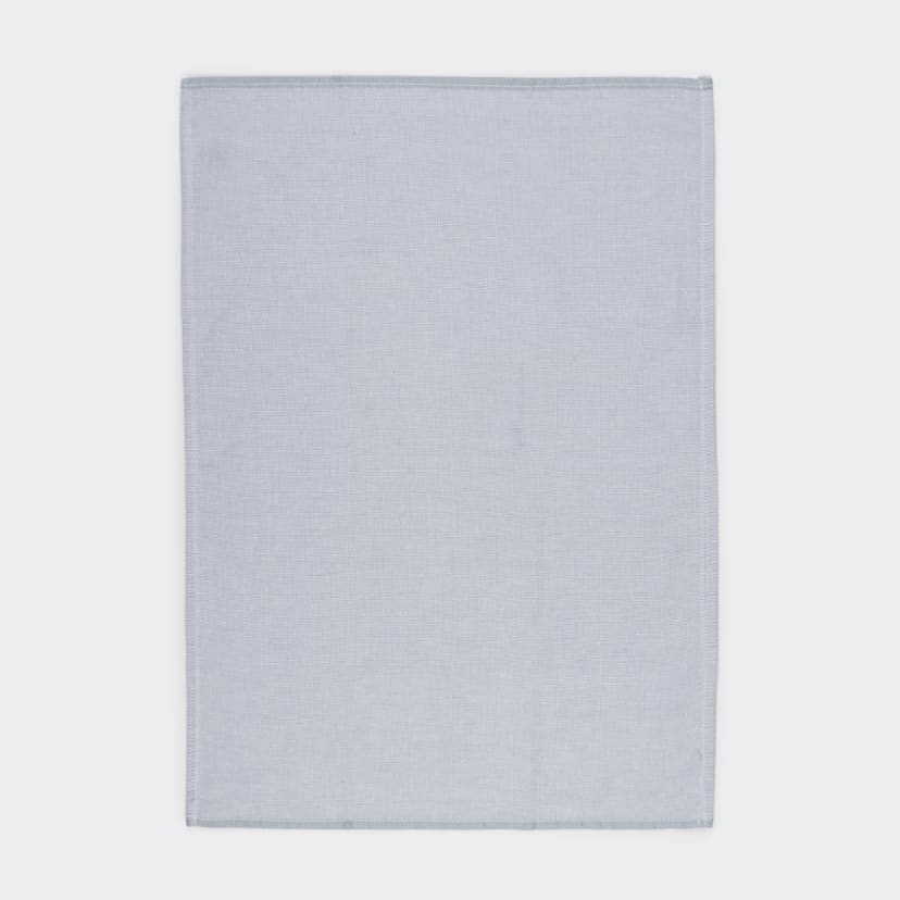 3 Pack Blue Chambray Extra Large Tea Towels Kmart