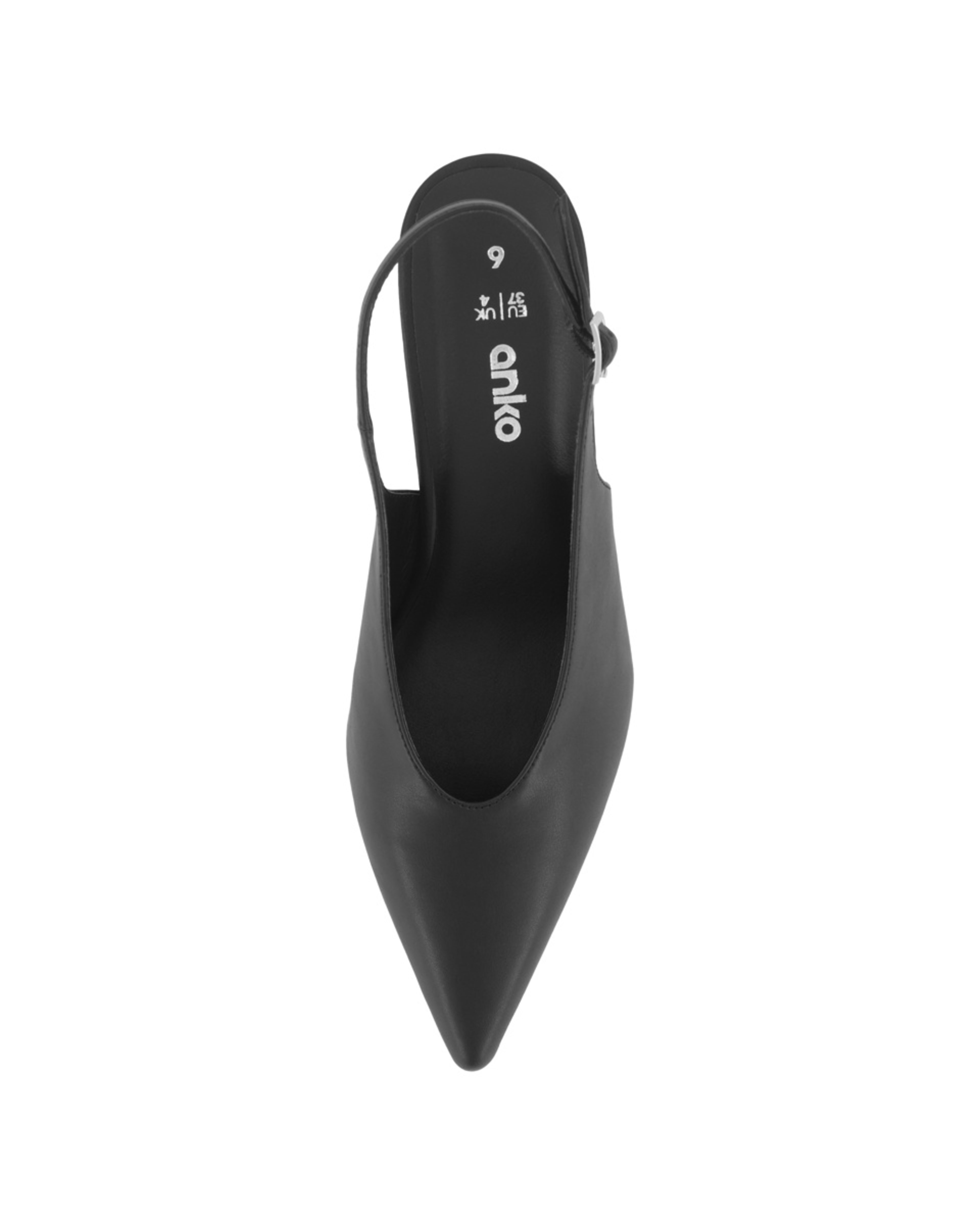 3 High Vamp Kitten Heels Black, 3 of 5