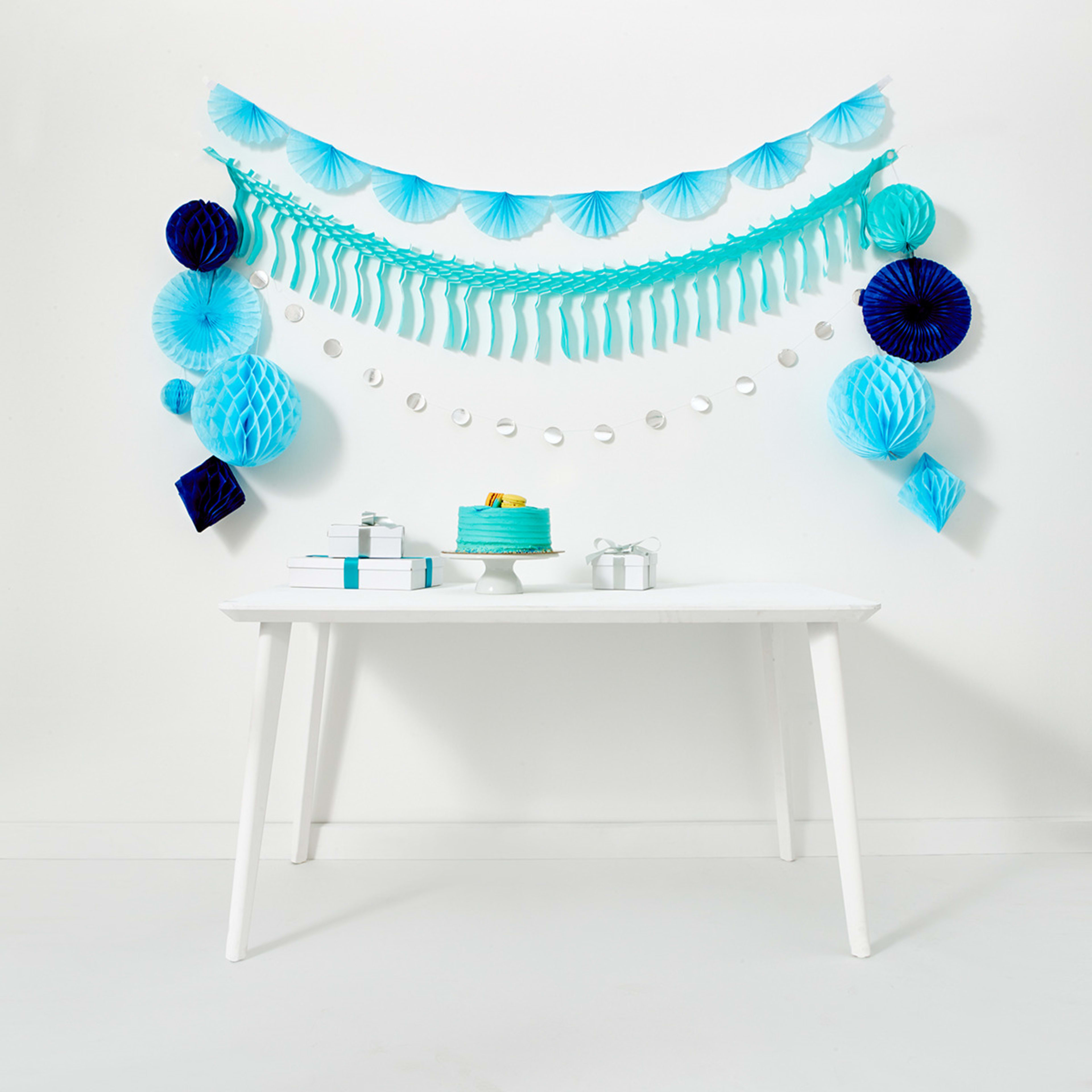 12 Piece Blue Decoration Pack - Kmart