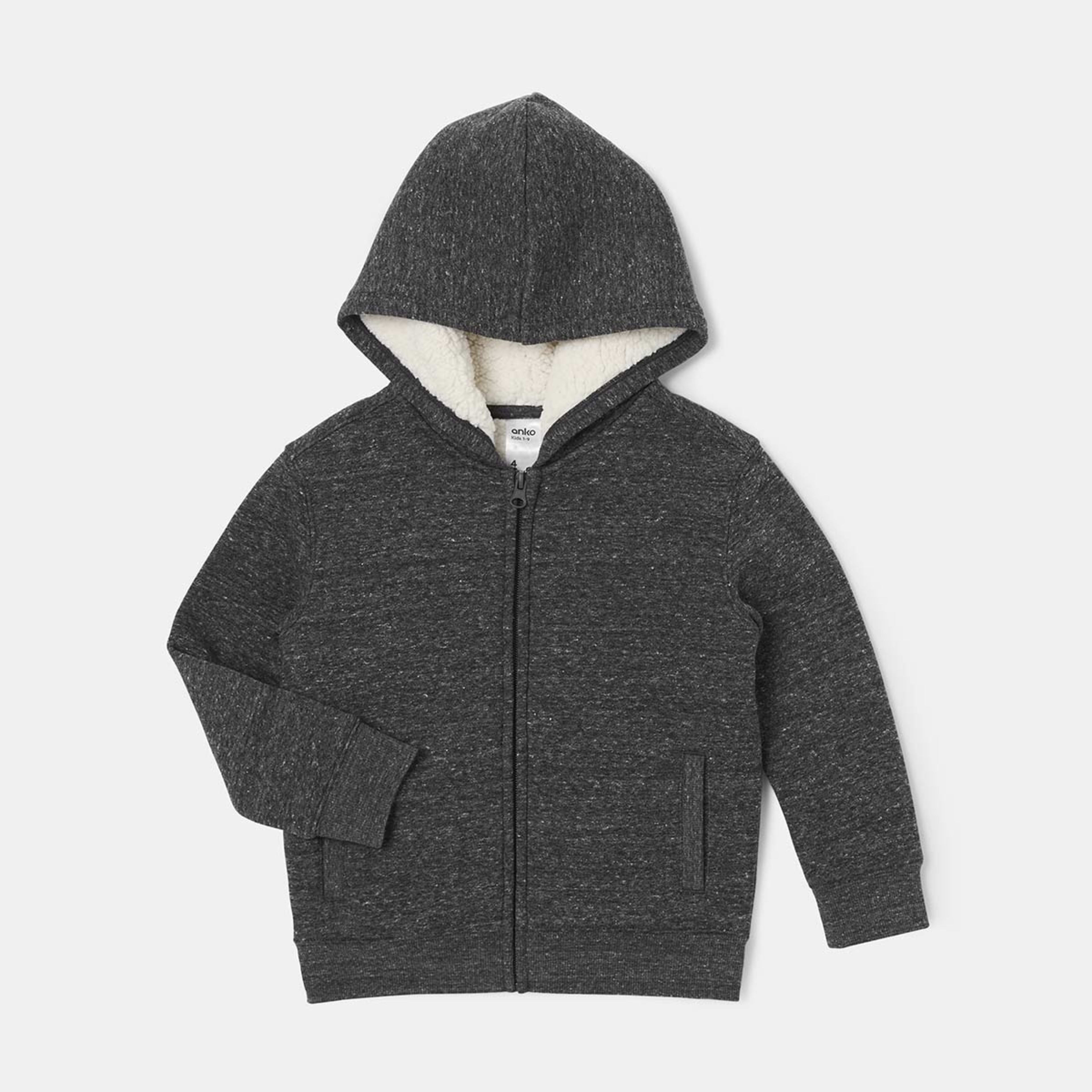 Sherpa Lined Hoodie Kmart