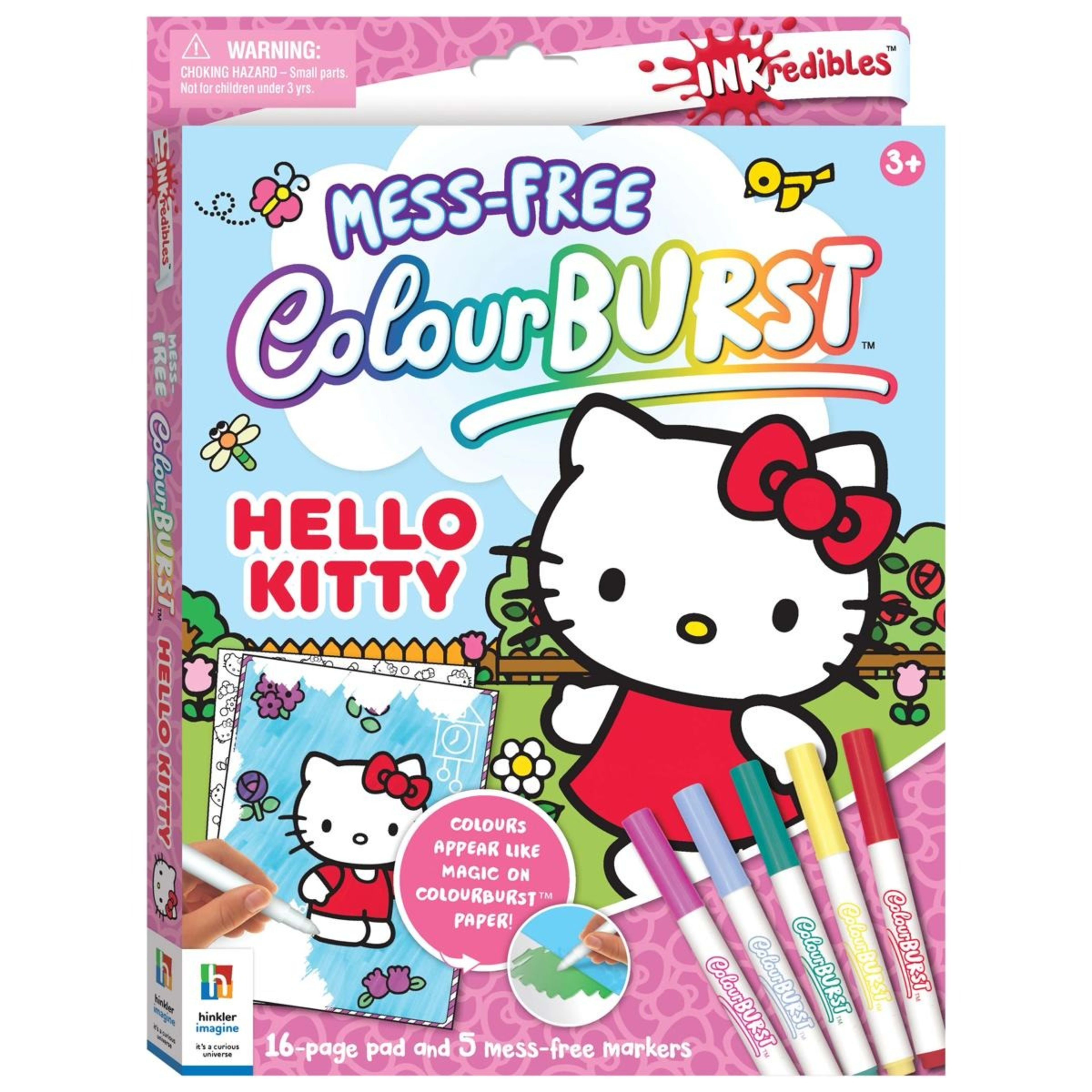 1 INKredibles Mess-Free ColourBurst Hello Kitty Activity Kit - Book