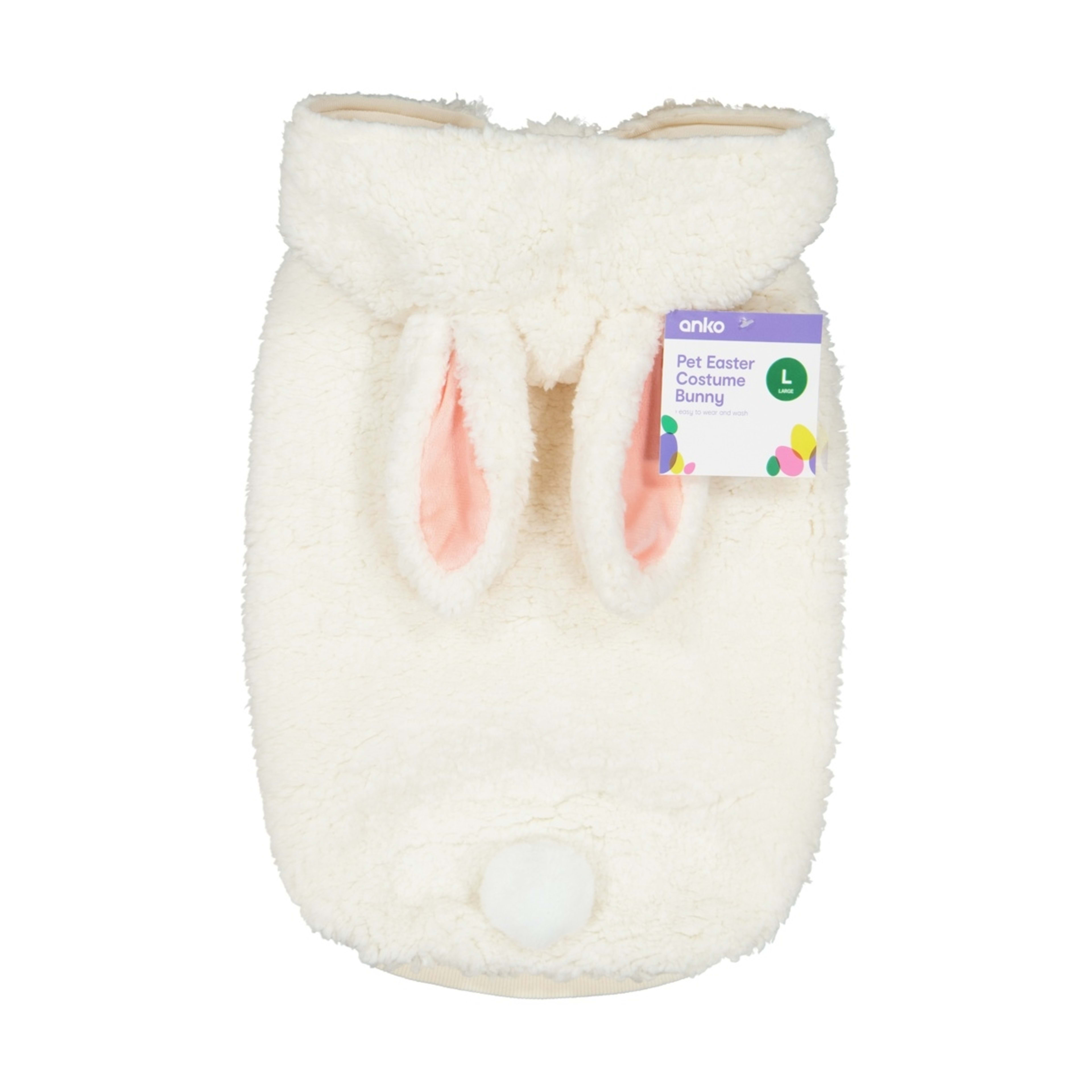 10 Pet Easter Costume Bunny - Large, 10 of 10