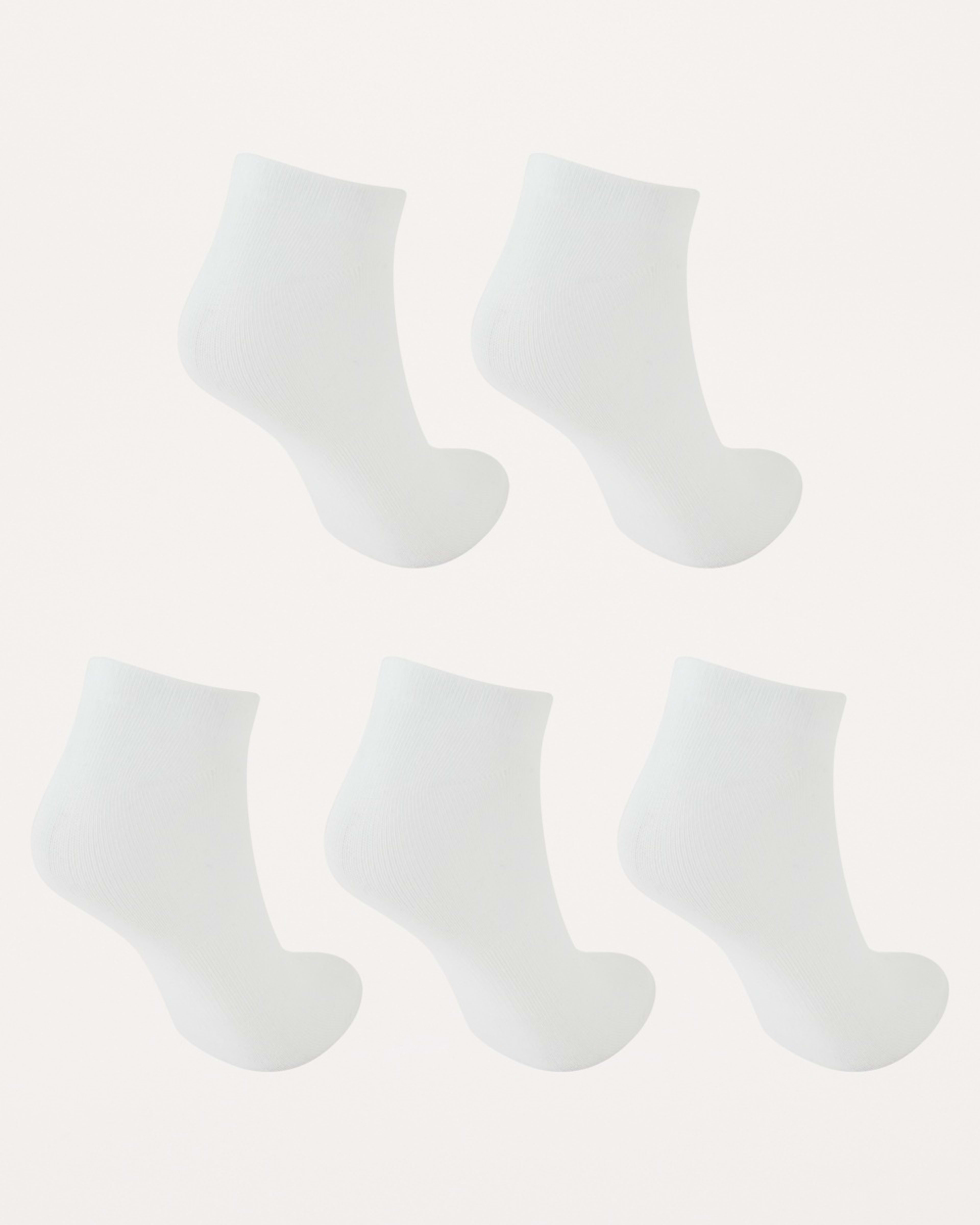 2 5 Pack Active Low Cut Socks WHITE, 2 of 3