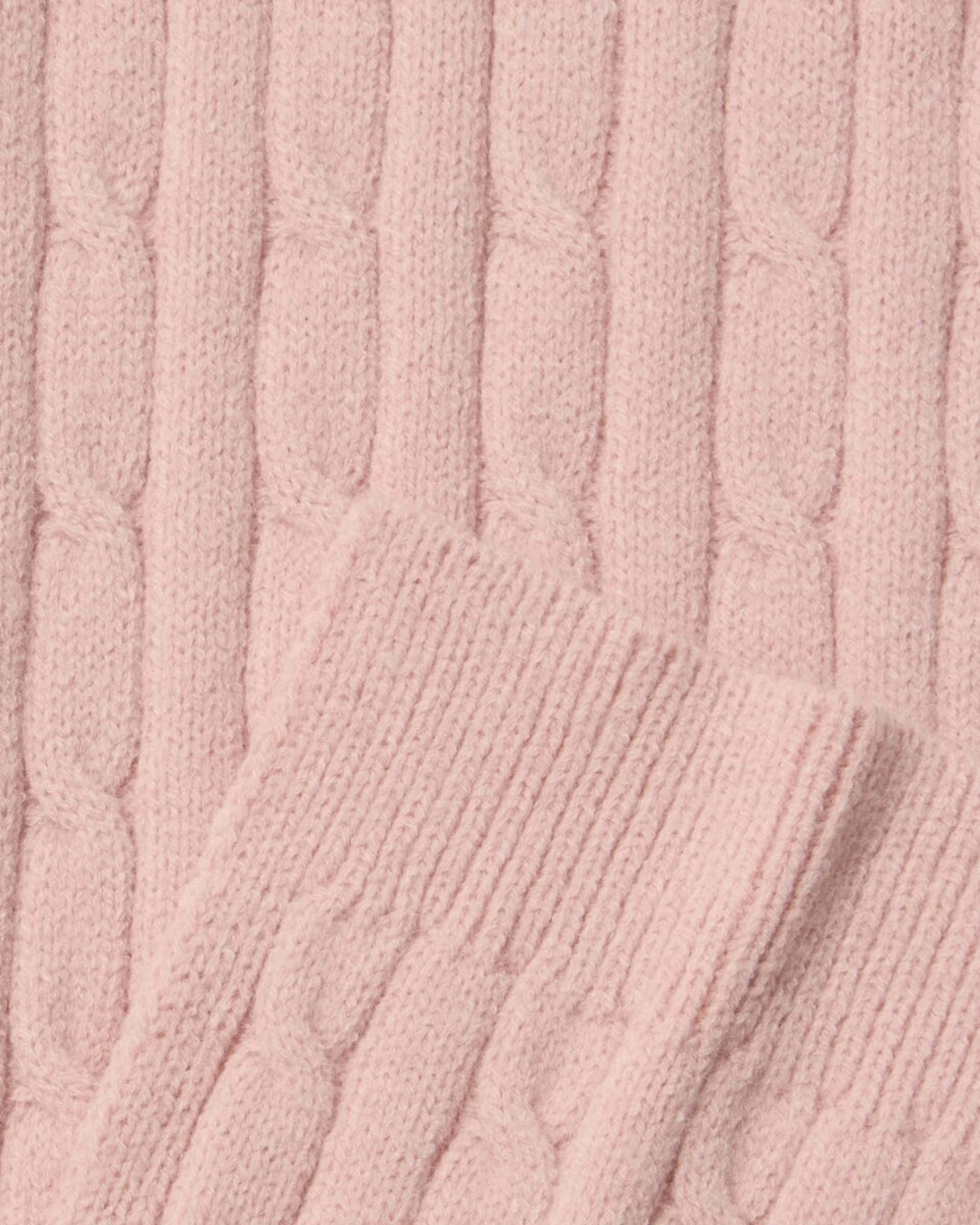 2 Cable Scarf Rose Pink, 2 of 3