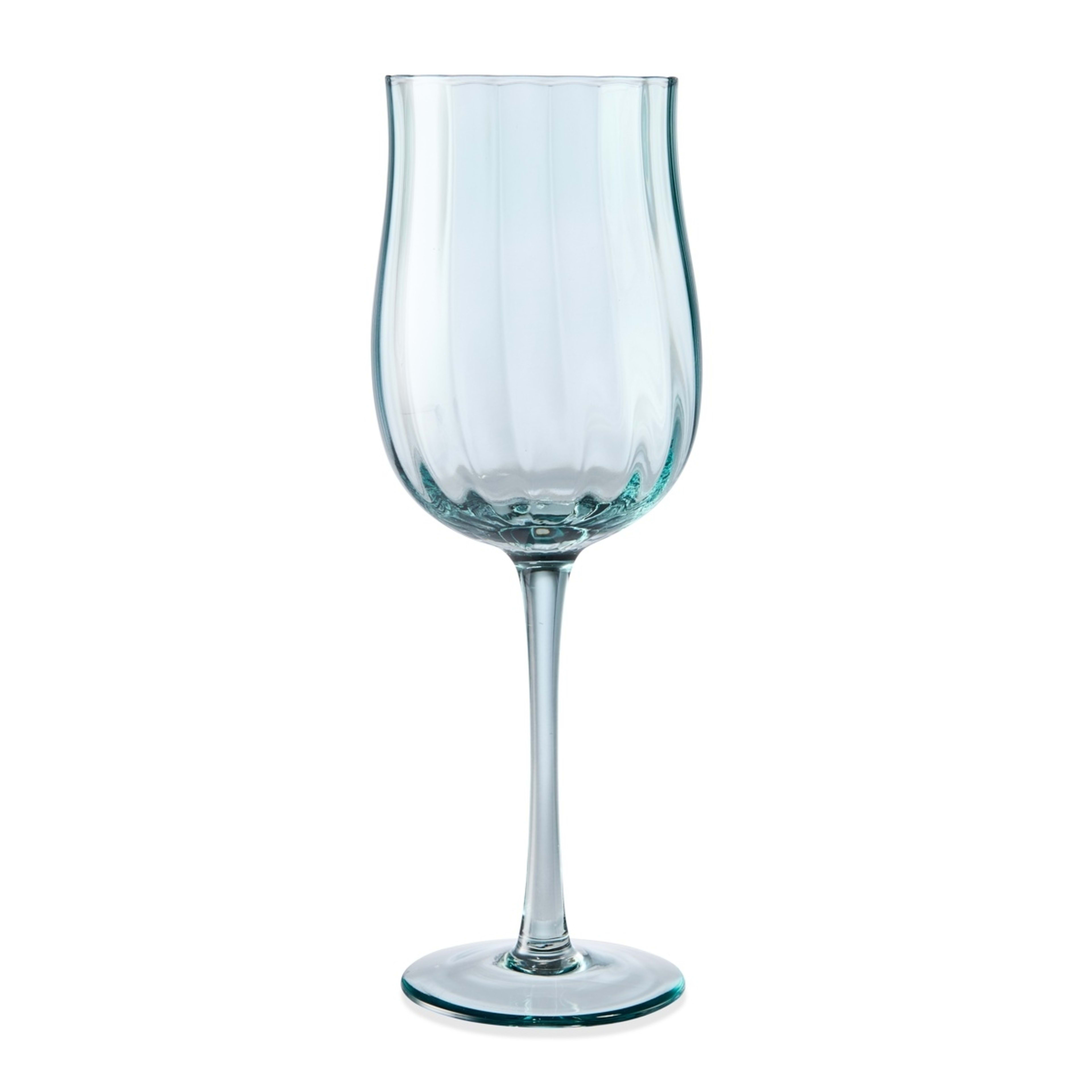 2 4 Green Tulip Wine Glasses, 2 of 7