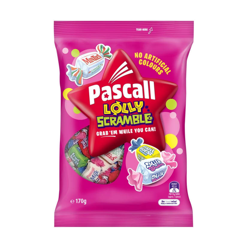 Pascall Lolly Scramble 170g Kmart
