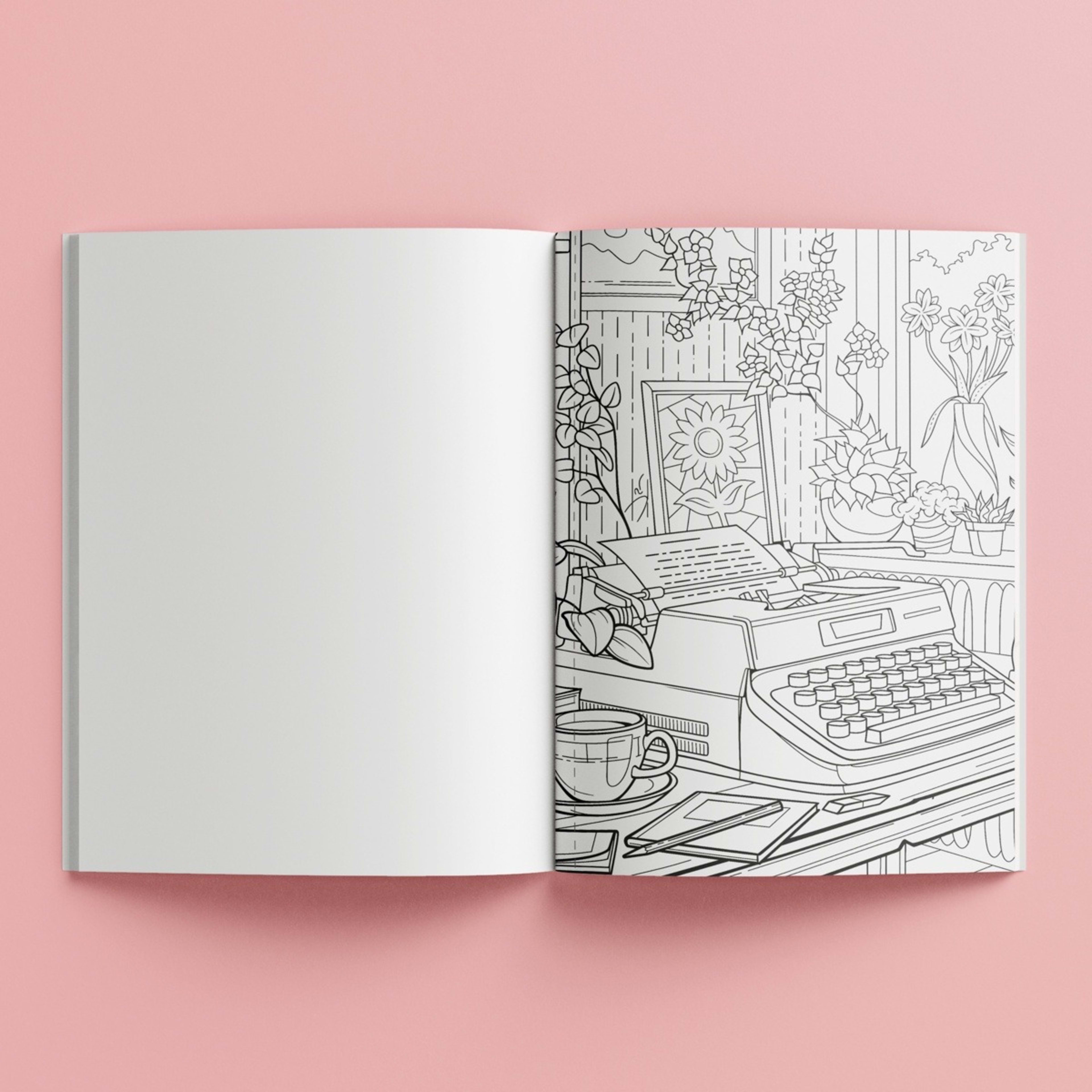 4 Art Maker Cottagecore Colouring Book, 4 of 5