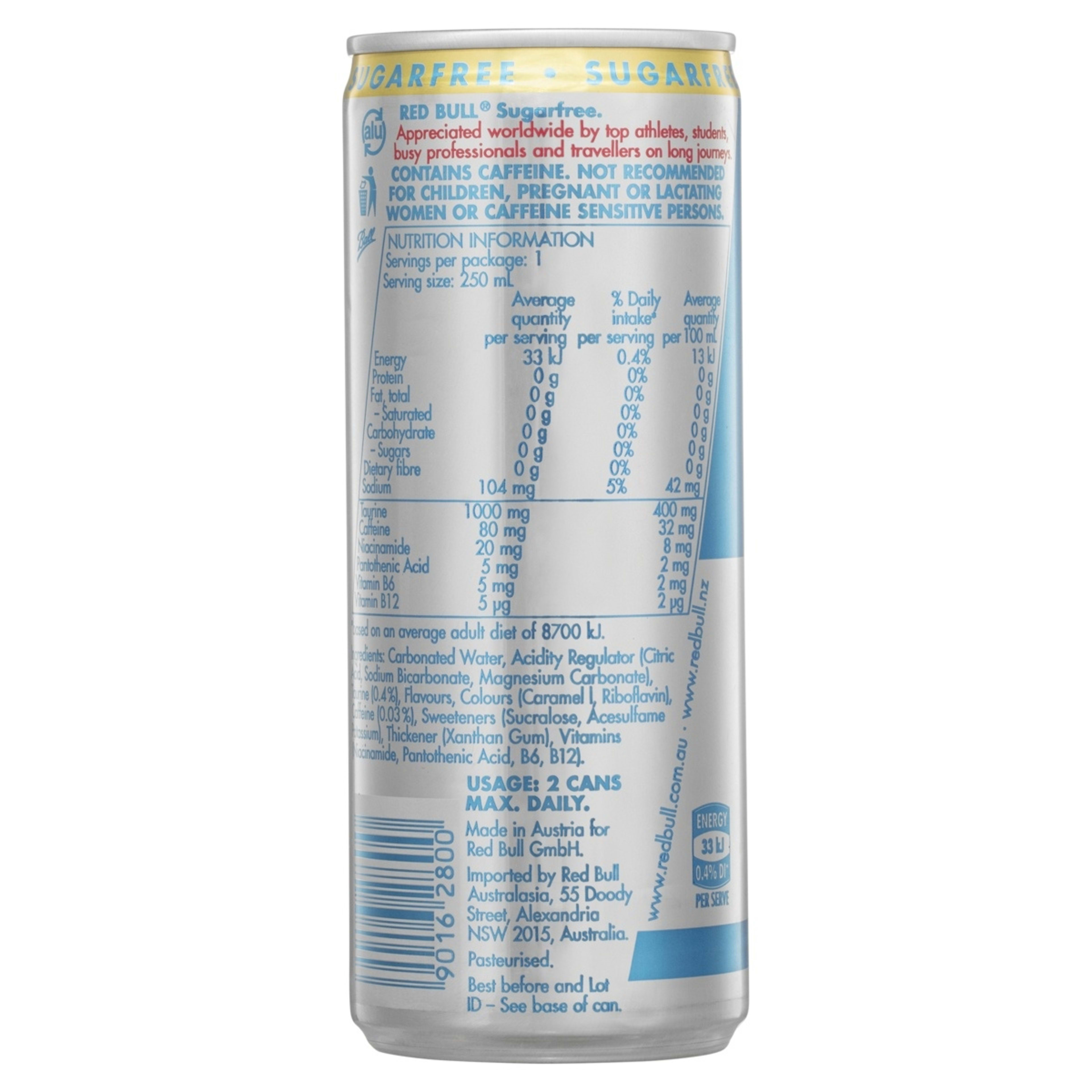 7 Red Bull Sugar Free Energy Drink 250ml, 7 of 9