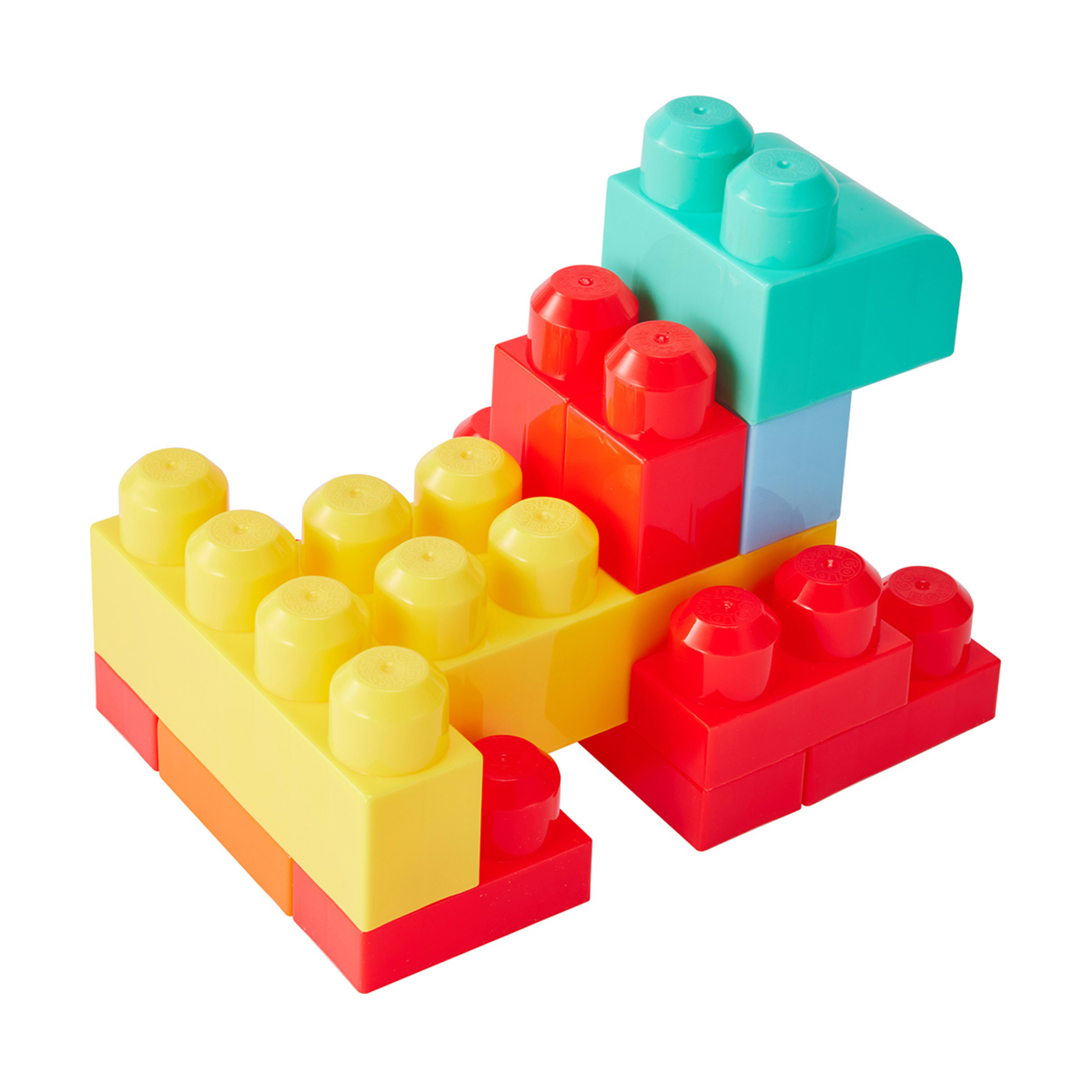 30 Piece Build Block Trolley Kmart