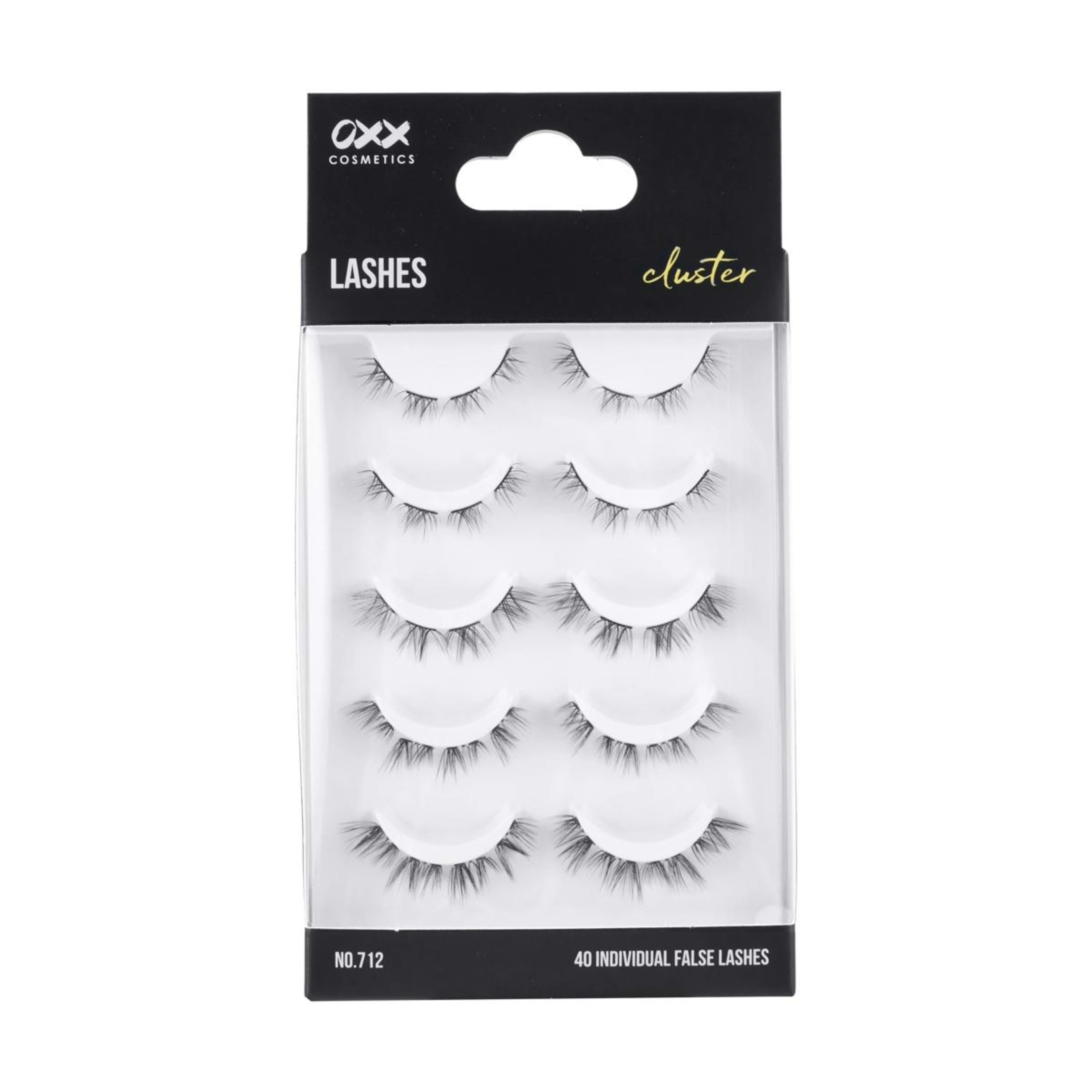 1 OXX Cosmetics 40 Pack Cluster False Lashes - No. 712