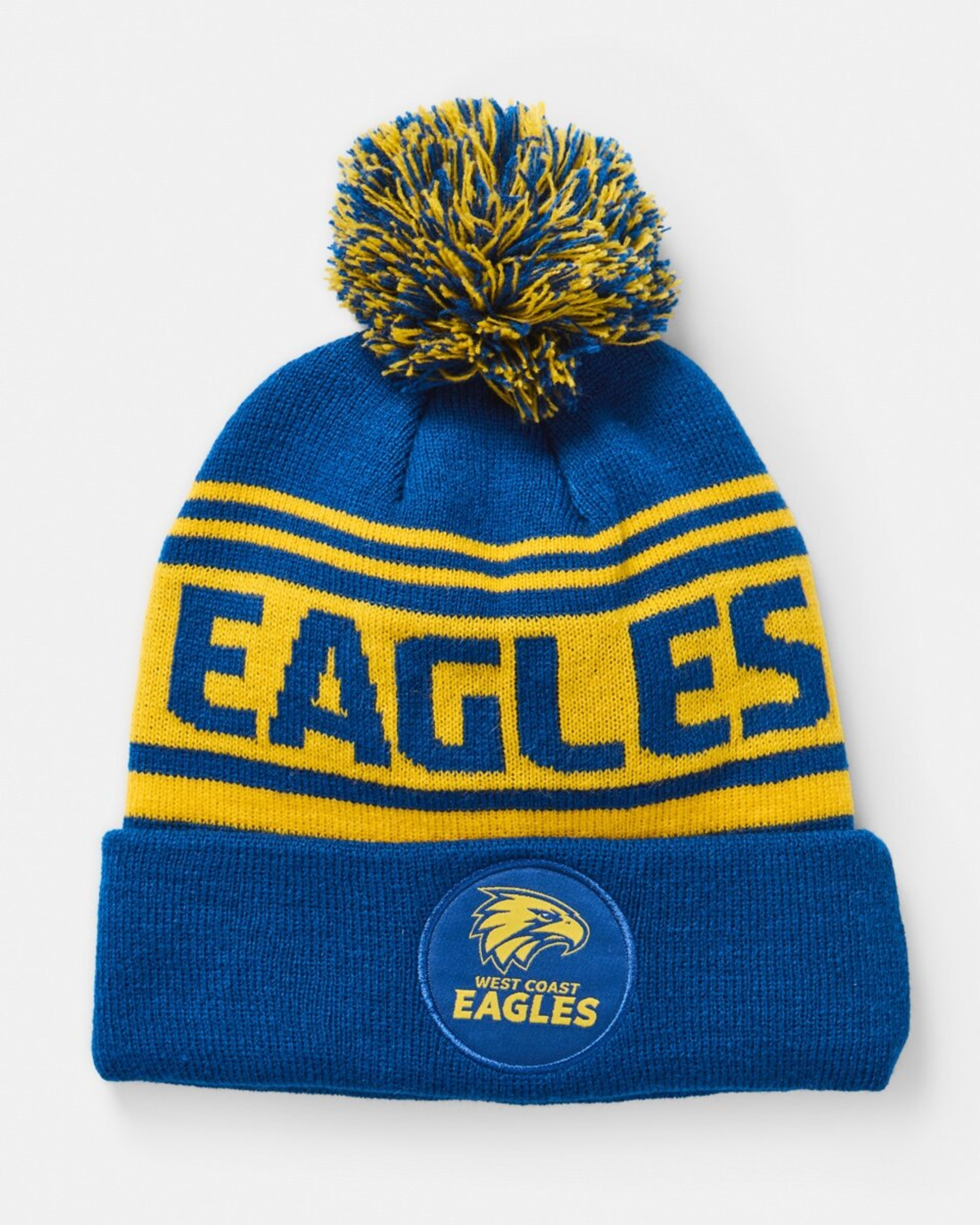 1 Official AFL Adult Beanie West Coast, 1 of 6