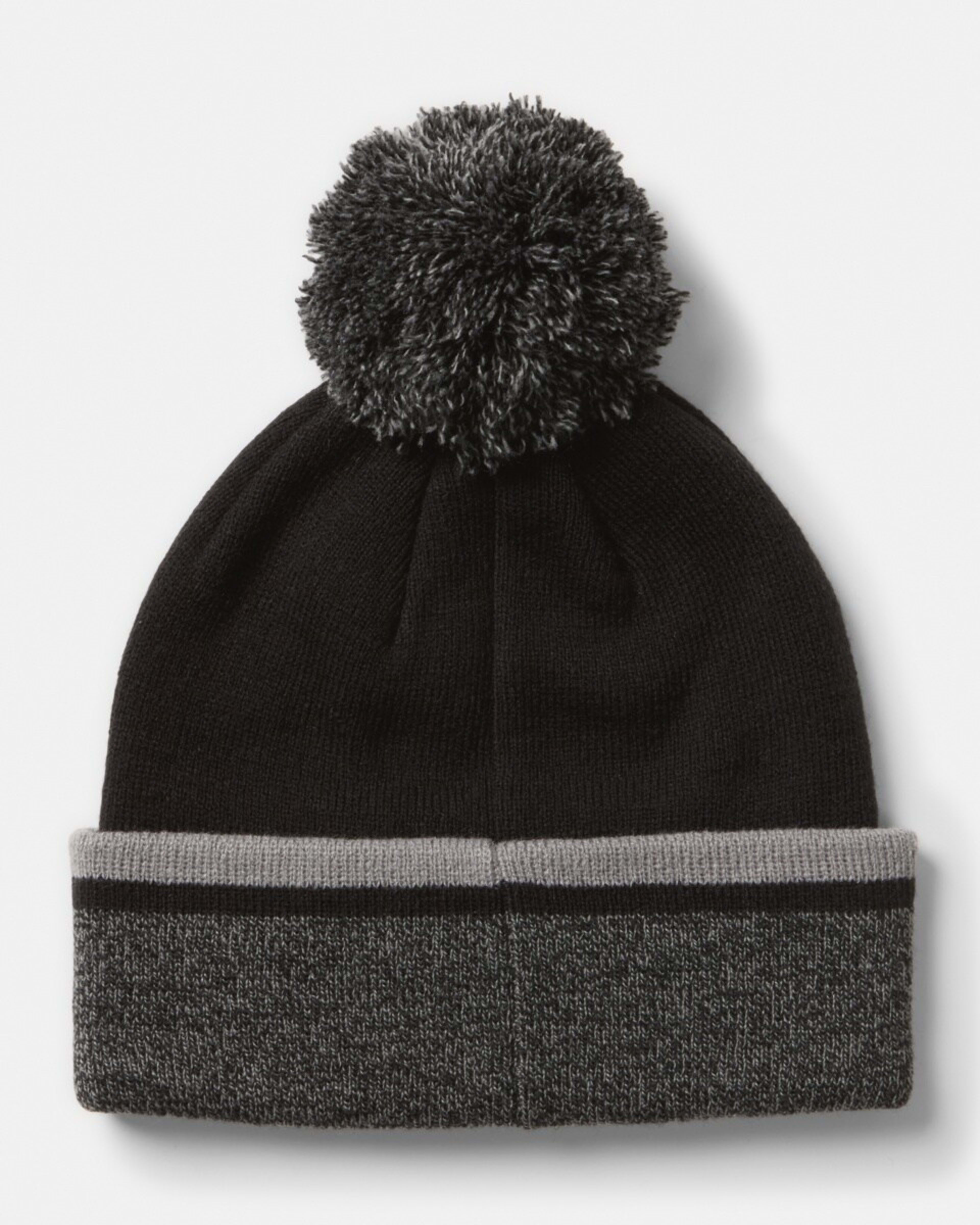 2 Chunky Pom Beanie Northfok Alaska Usa Grey, 2 of 4