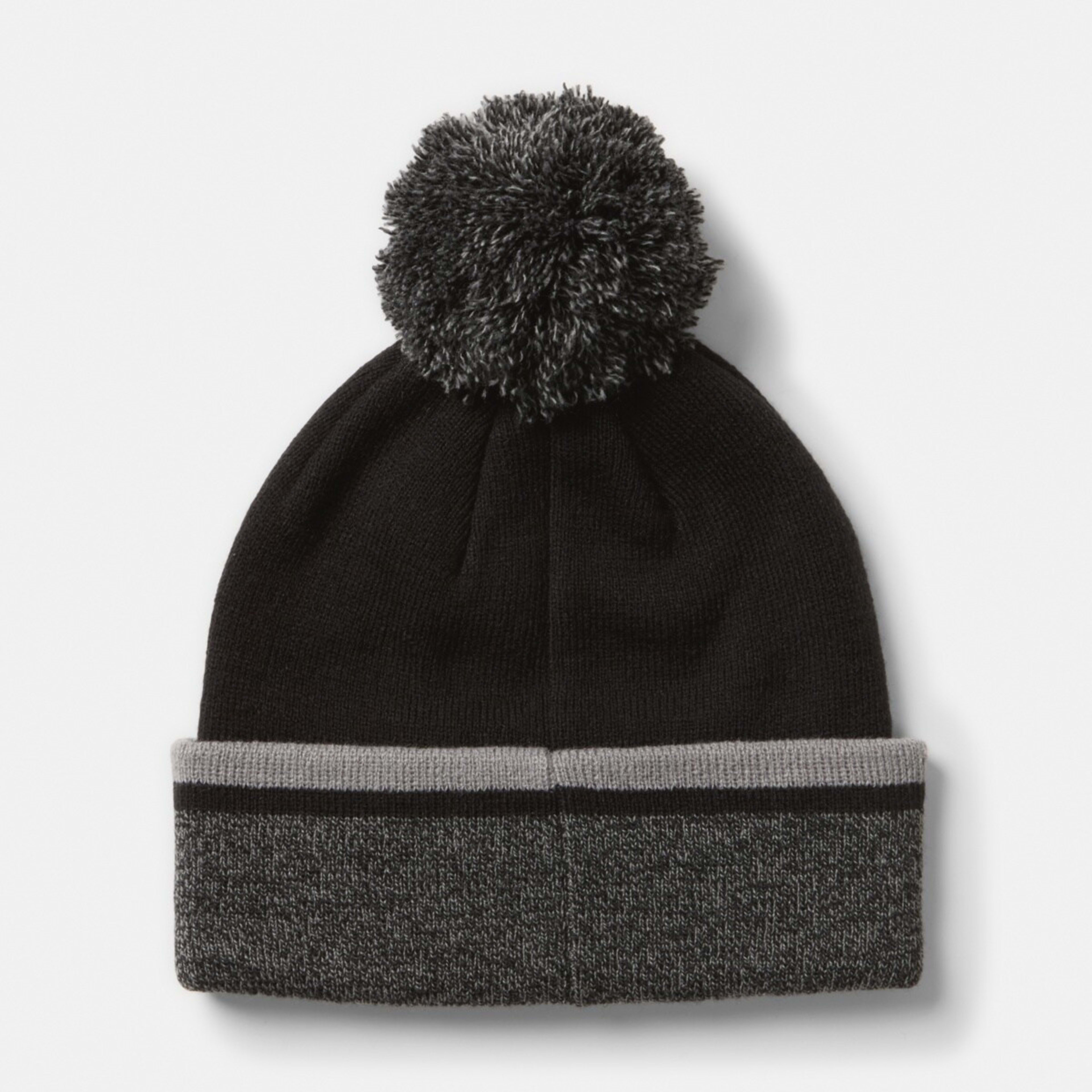 2 Chunky Pom Beanie Northfok Alaska Usa Grey, 2 of 4