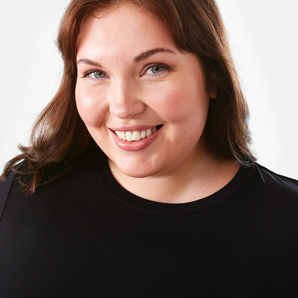 Curve Long Sleeve Jersey Smock Midi Dress Kmart