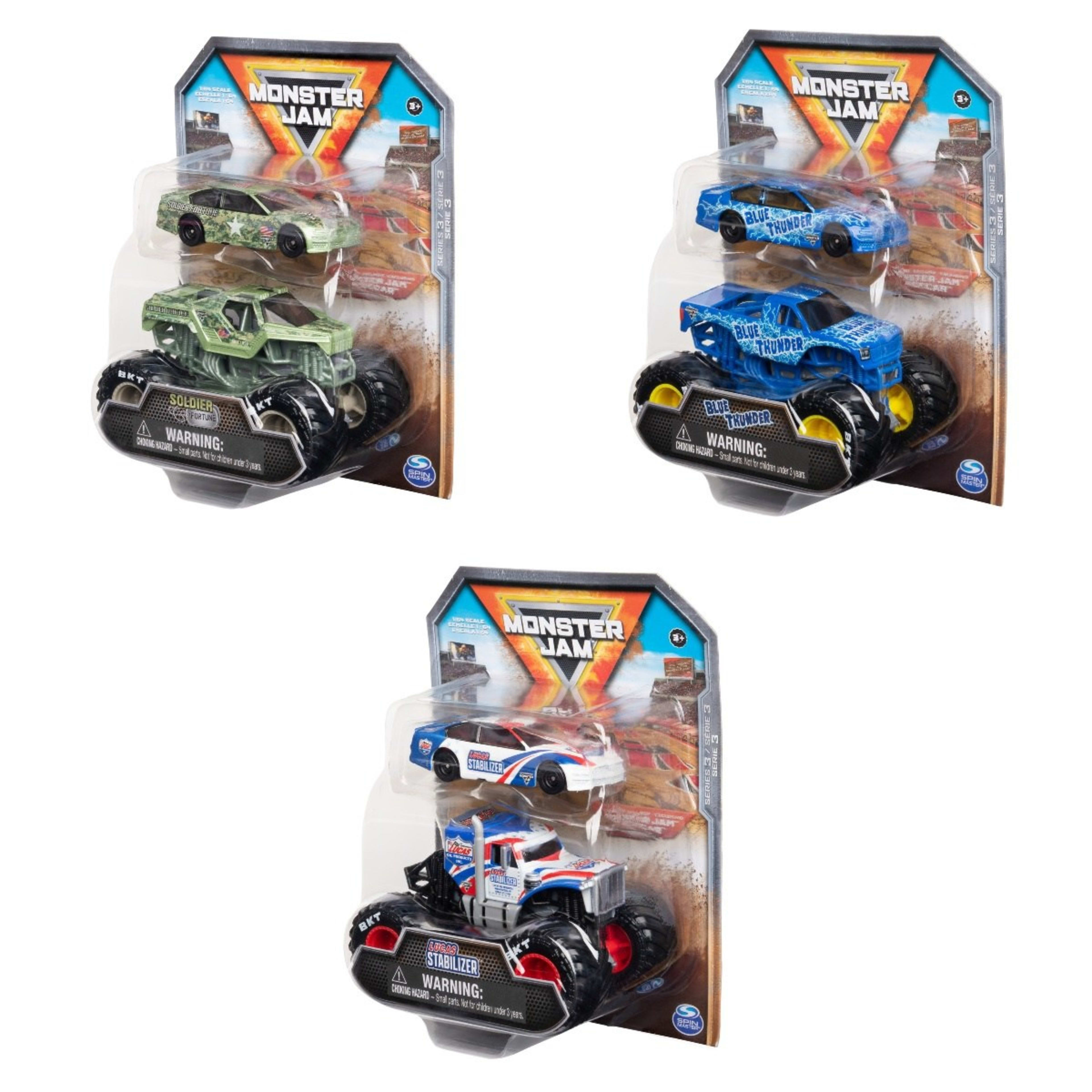 Monster Jam 164 Scale Truck and Race Car Set Assorted Kmart NZ