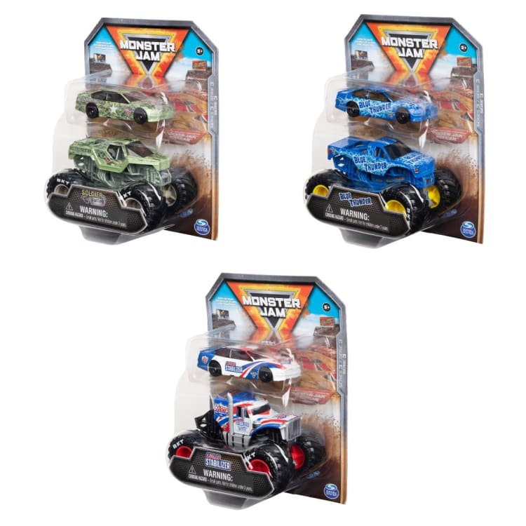 Monster Jam 1:64 Scale Truck and Race Car Set - Assorted - Kmart
