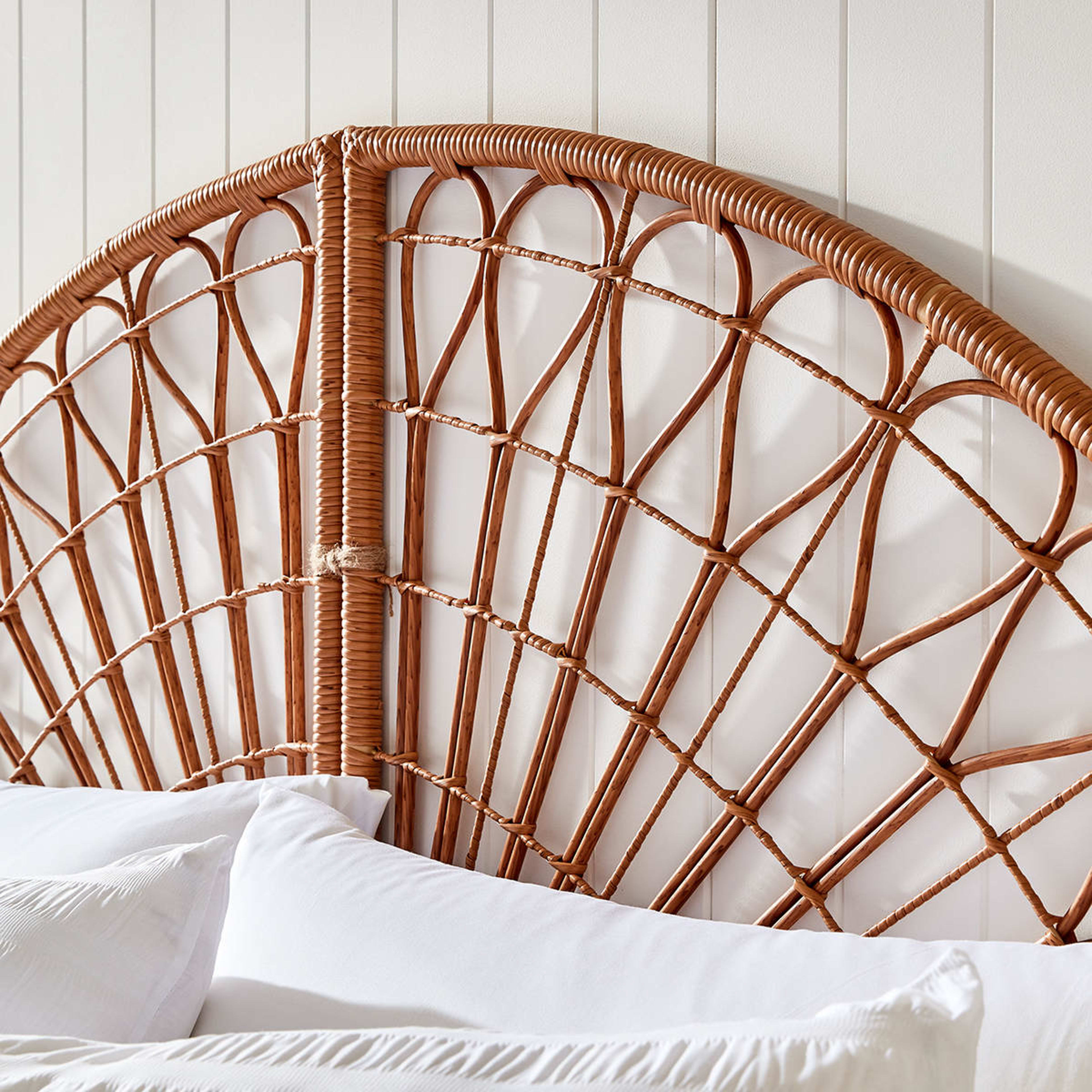 King Bed Woven Arch Bedhead Kmart