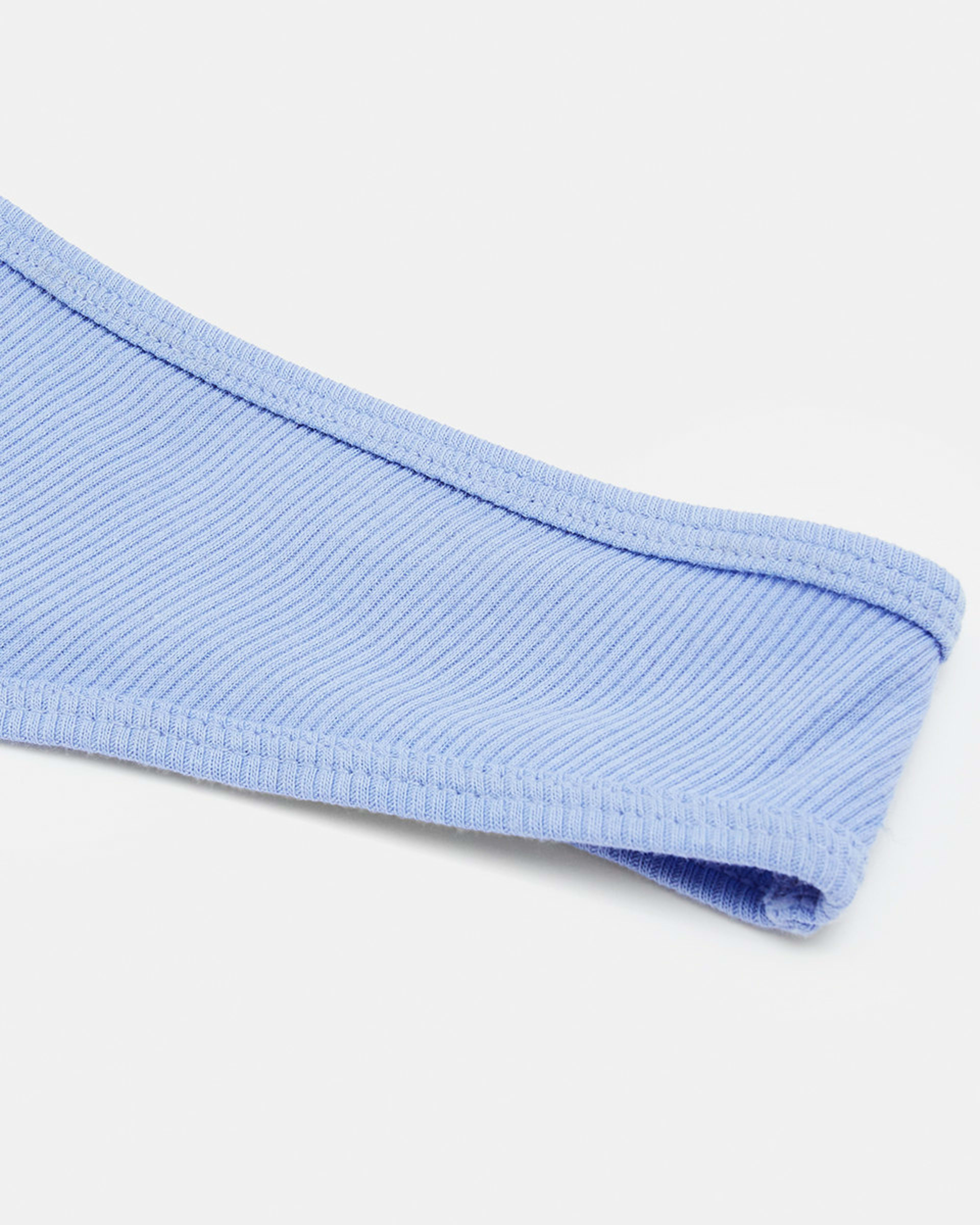 3 Ribbed G-string Briefs HYDRANGEA, 3 of 6