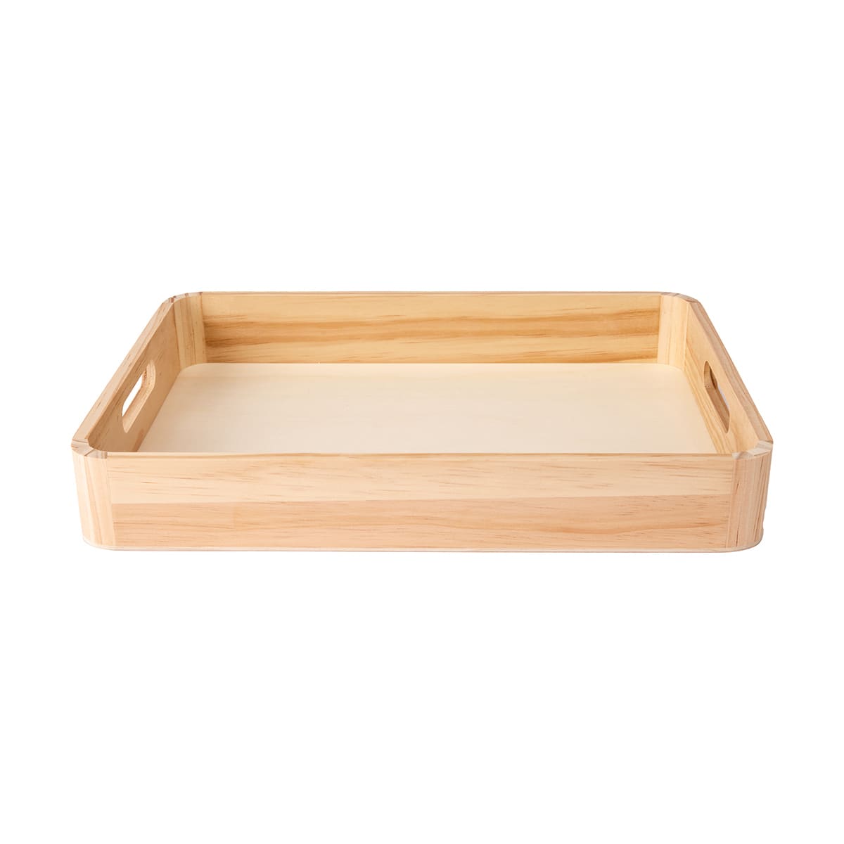 Craft Wooden Curved Tray Kmart