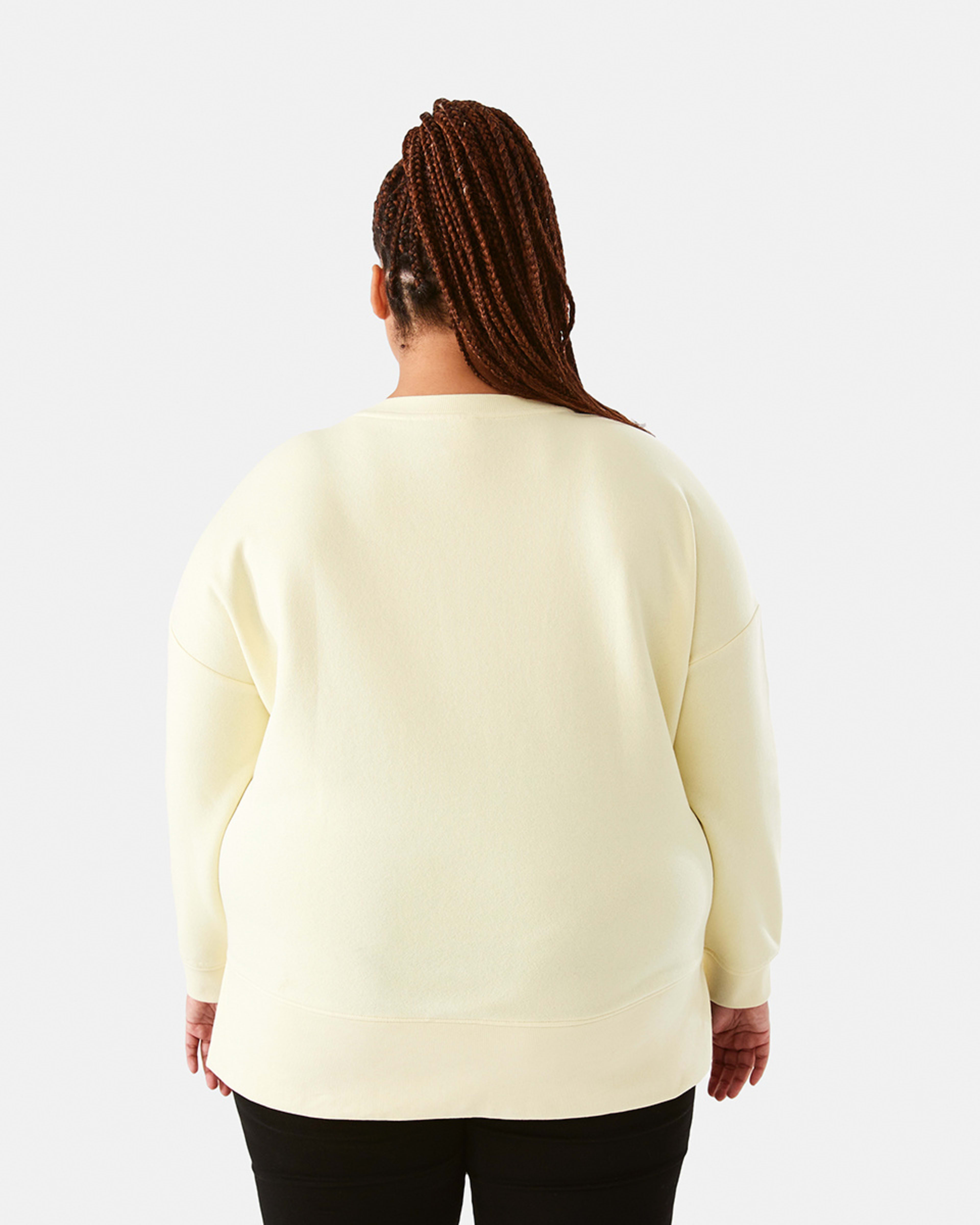 Curve Long Sleeve Boxy Sweatshirt Kmart