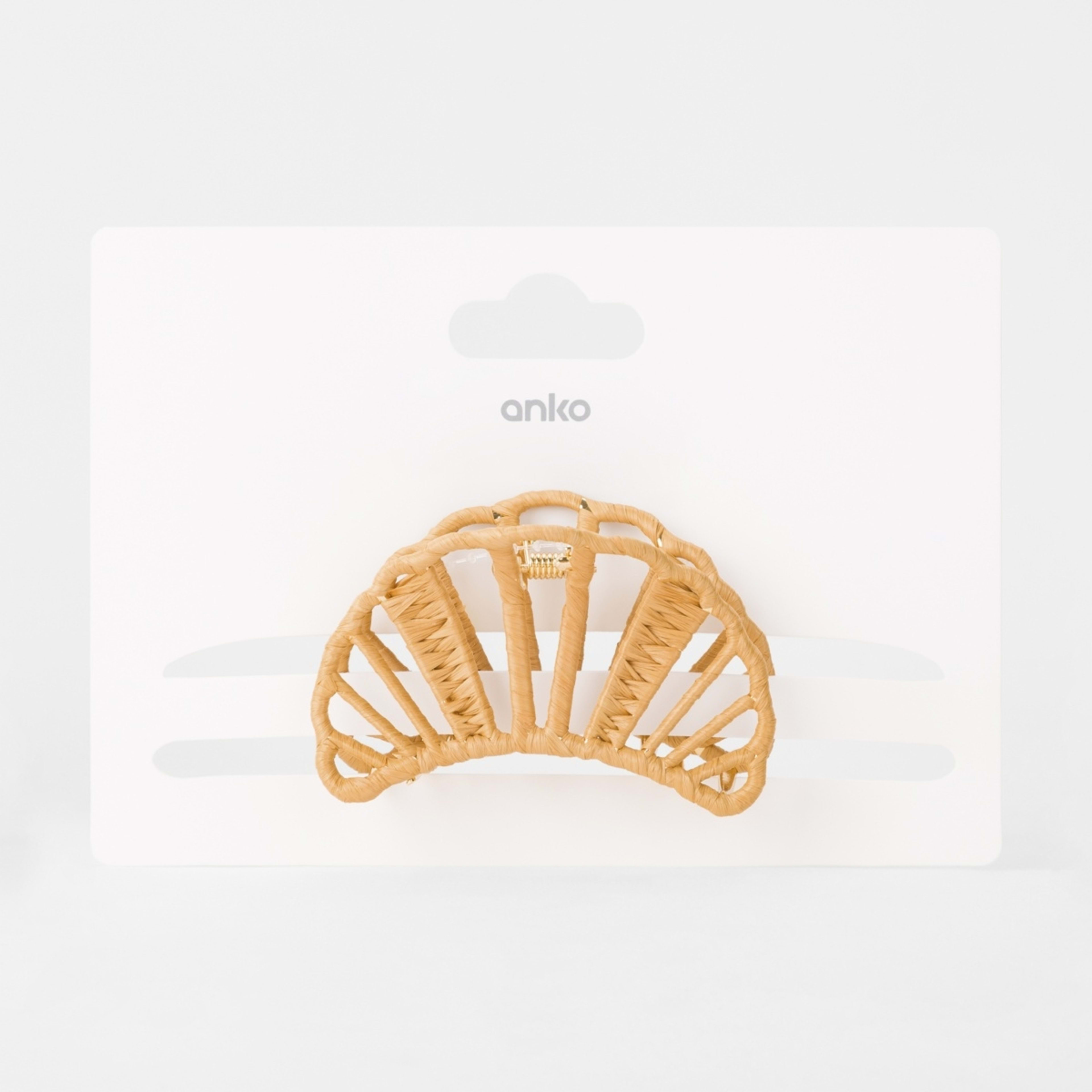 Brown Croissant Claw Hair Clip Kmart