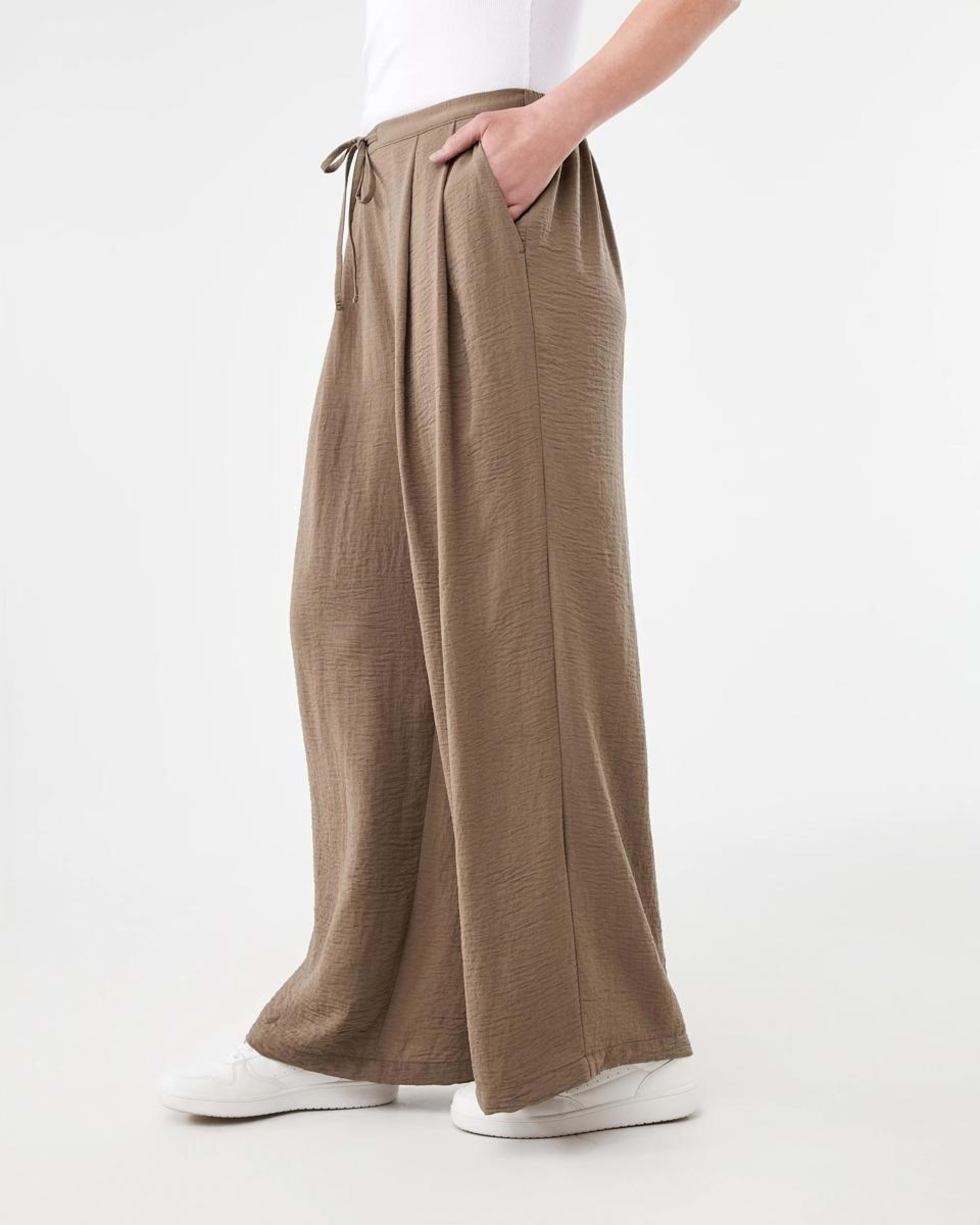 2 Smart Palazzo Pants Darktaupb, 2 of 5