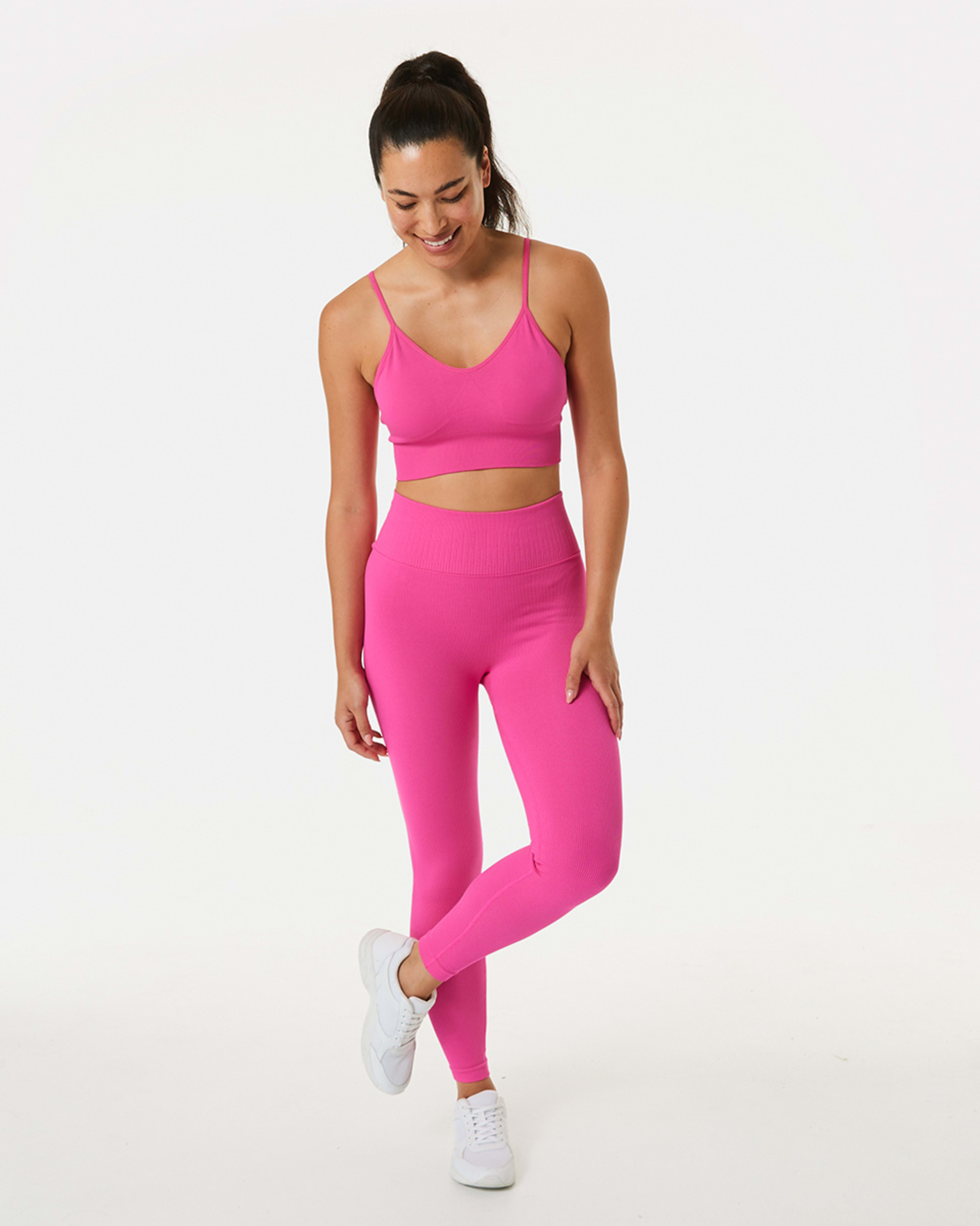 Active Womens Seamfree Rib Leggings Kmart