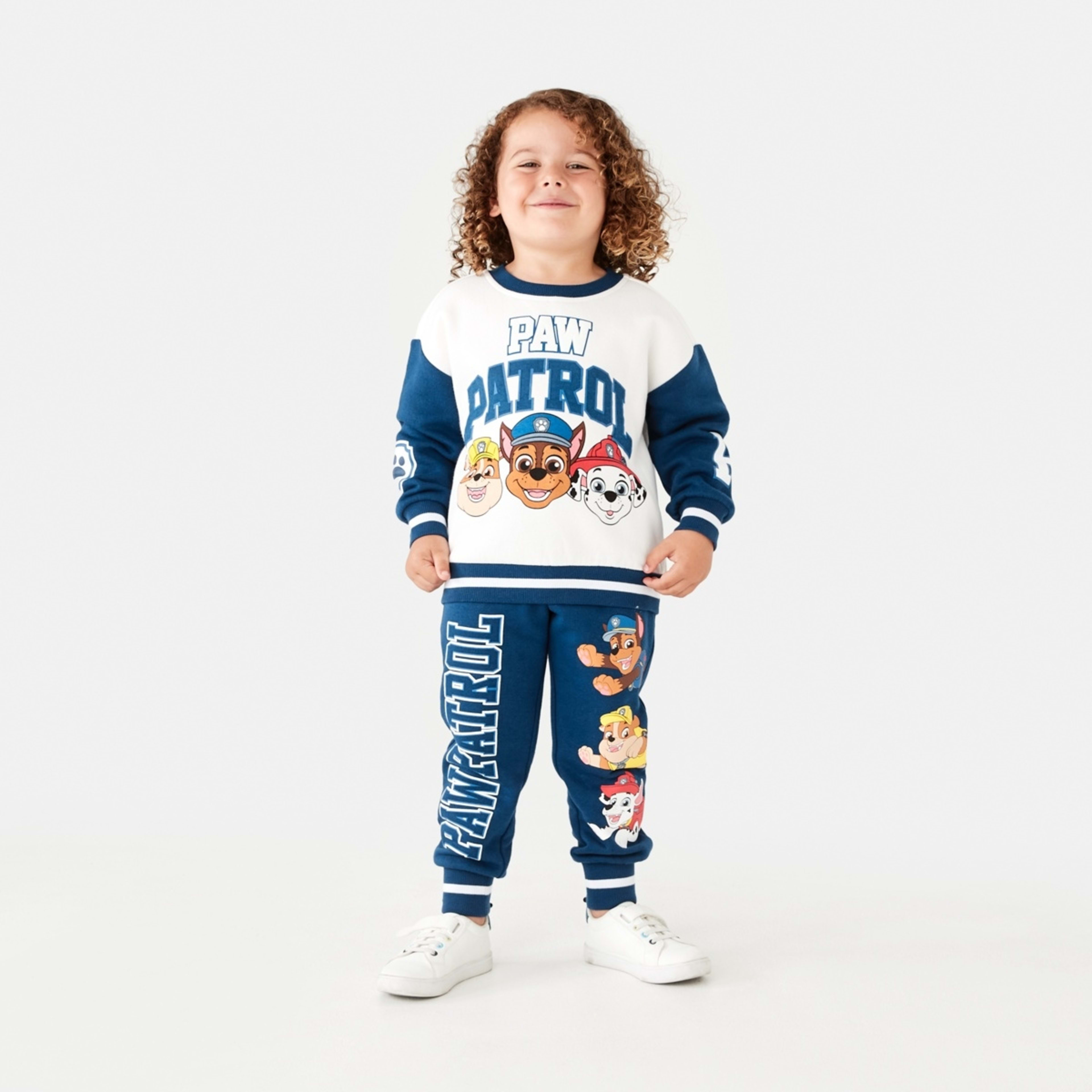 7 PAW Patrol License Print Crew Neck Sweatshirt Rubble Chase Marshall, 7 of 10