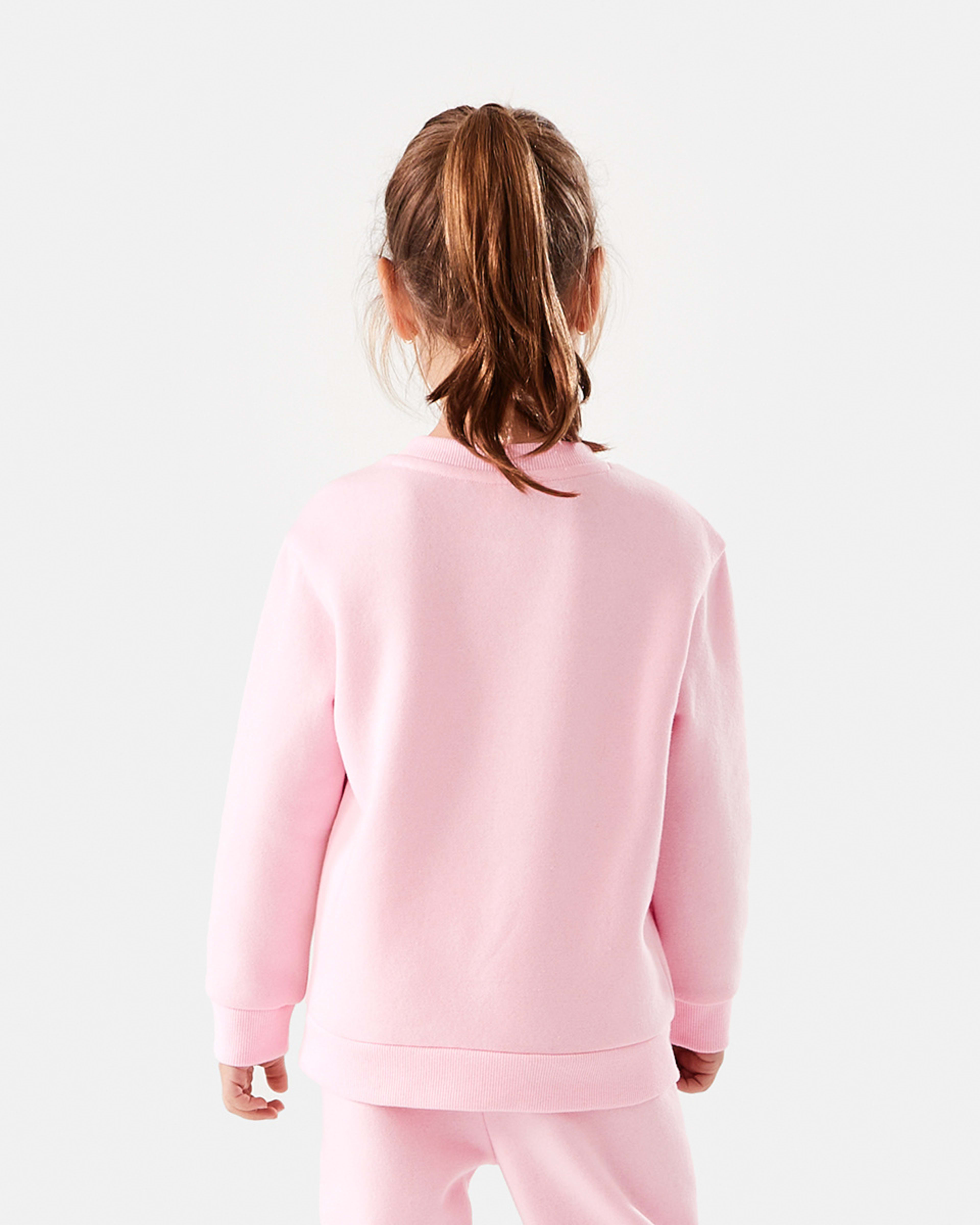 2 Basic Crew Neck Sweatshirt Light Pink, 2 of 9