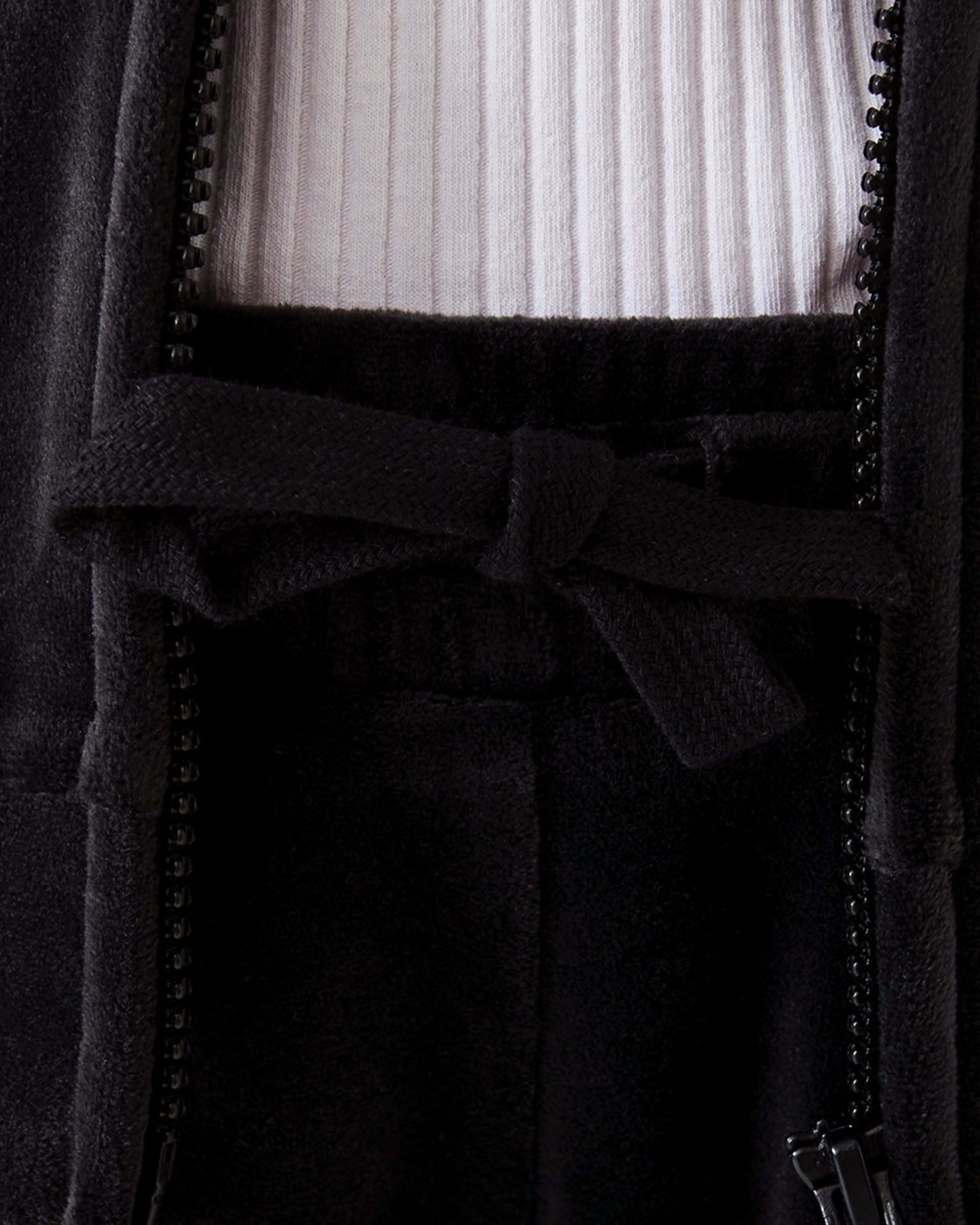 3 Velour Trackpants Black, 3 of 8