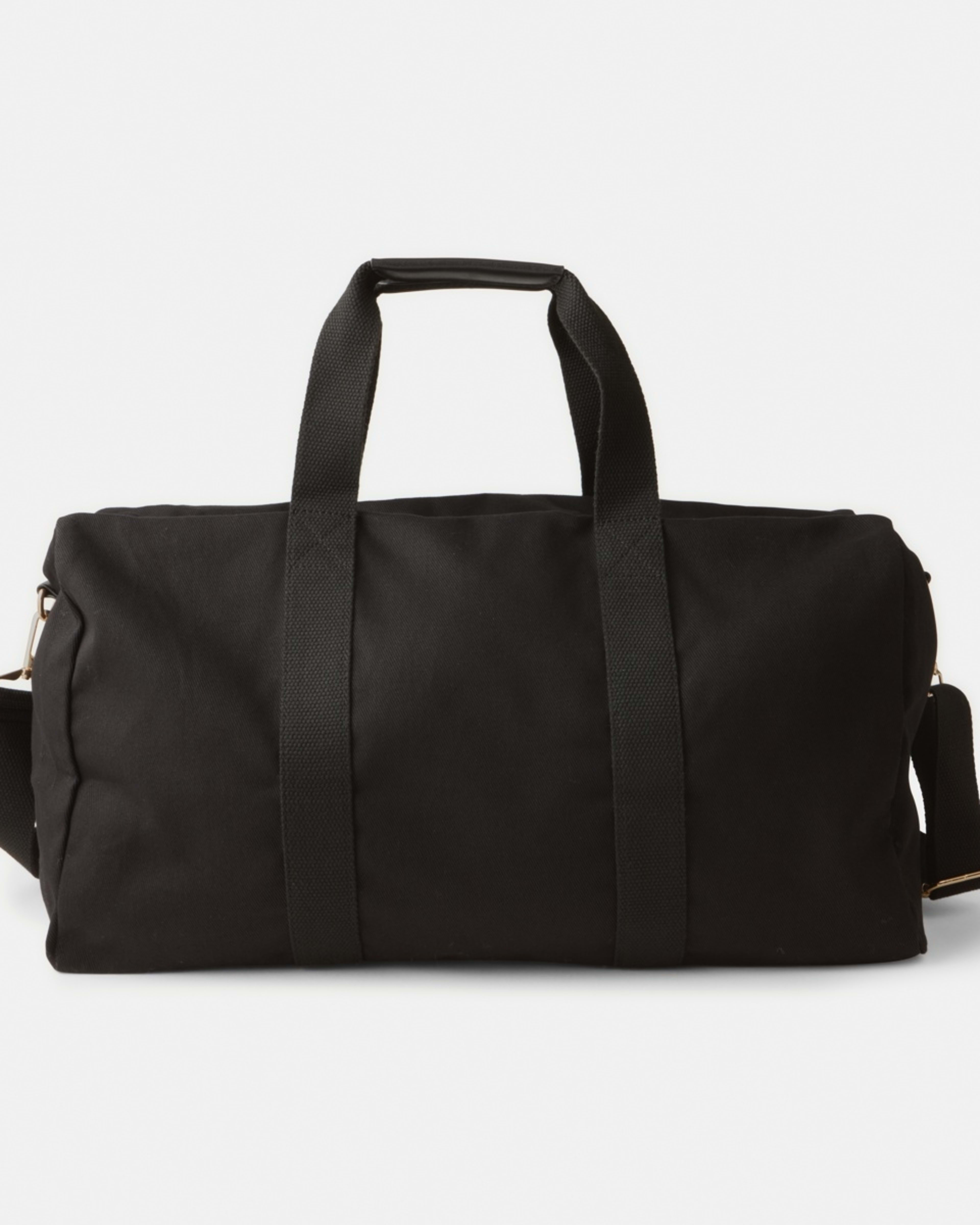 1 Canvas Weekender Bag Black, 1 of 5