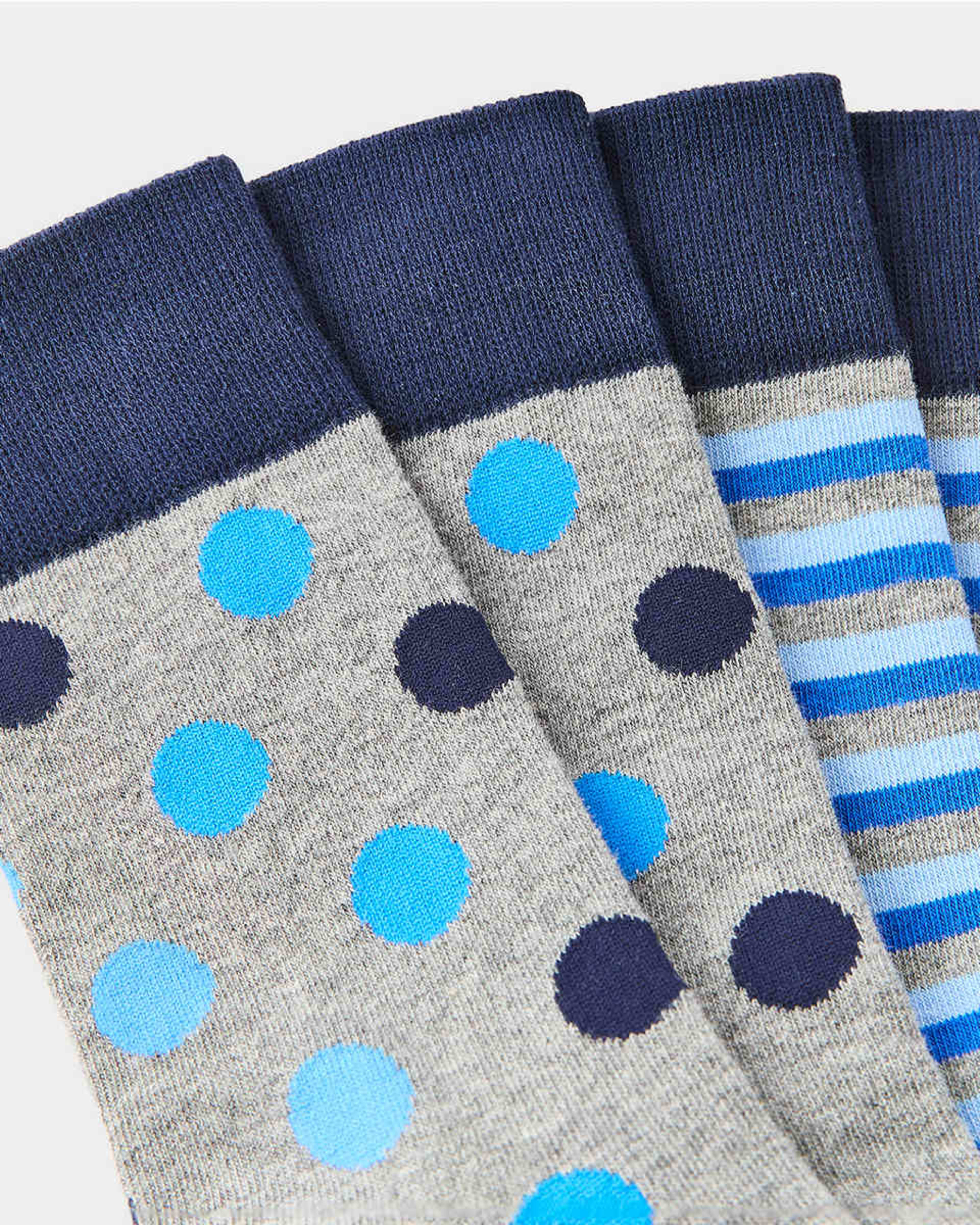 5 Groomsmith Sock and Handkerchief Gift Set Navy, 5 of 6