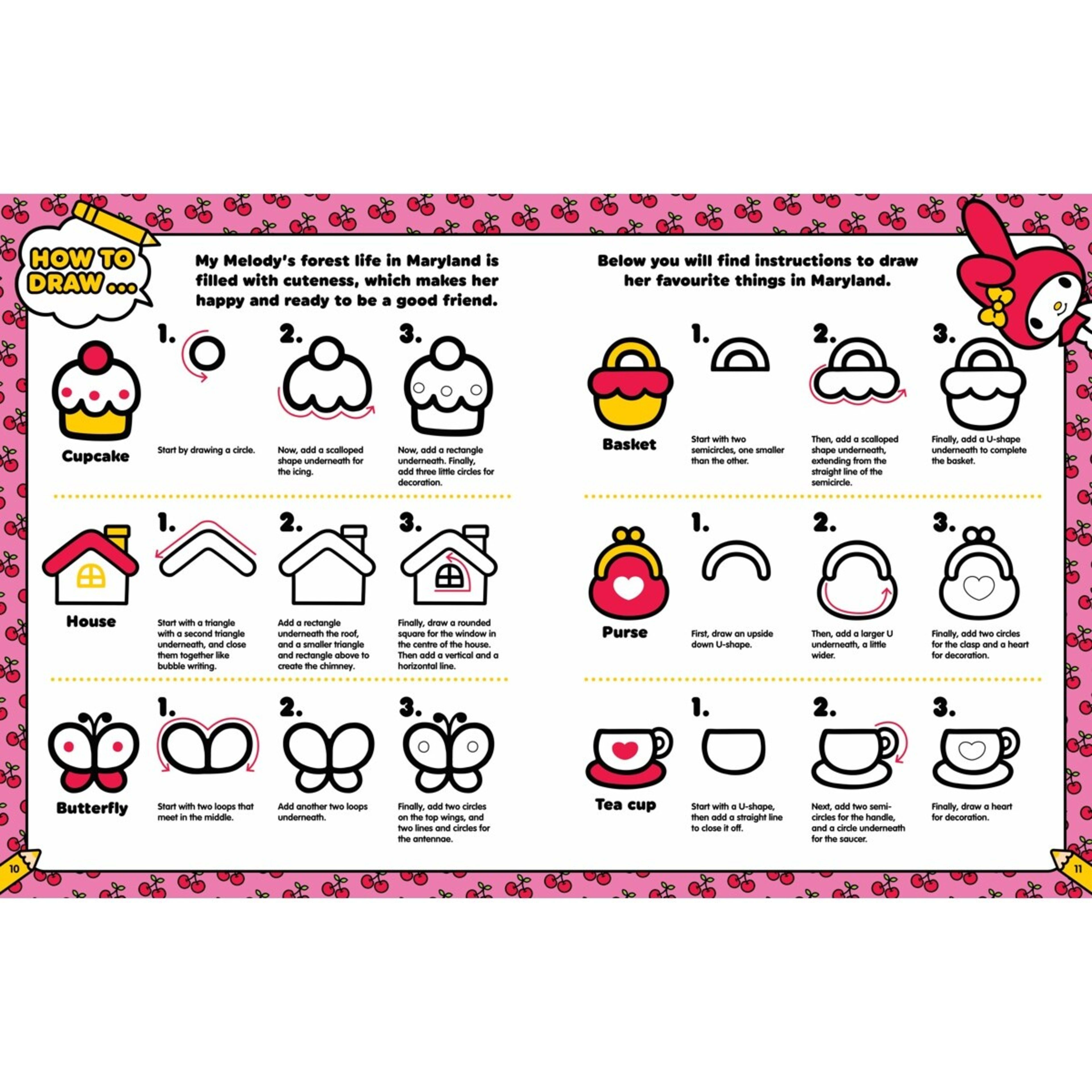 3 Hello Kitty and Friends: How to Draw - Book, 3 of 5