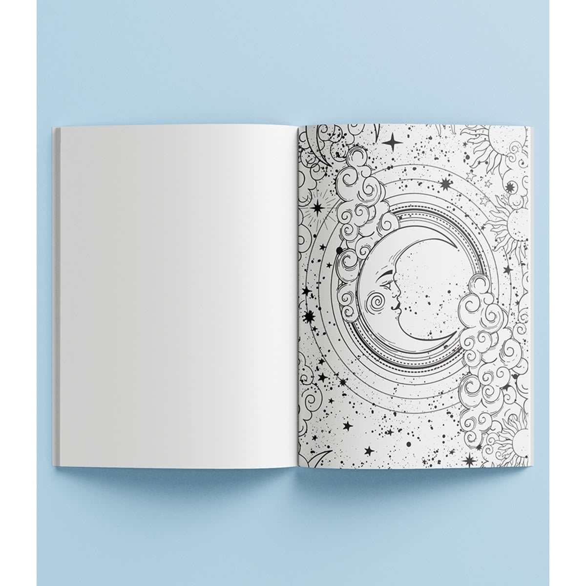 Zen Colour Celestial Colouring Book Kmart