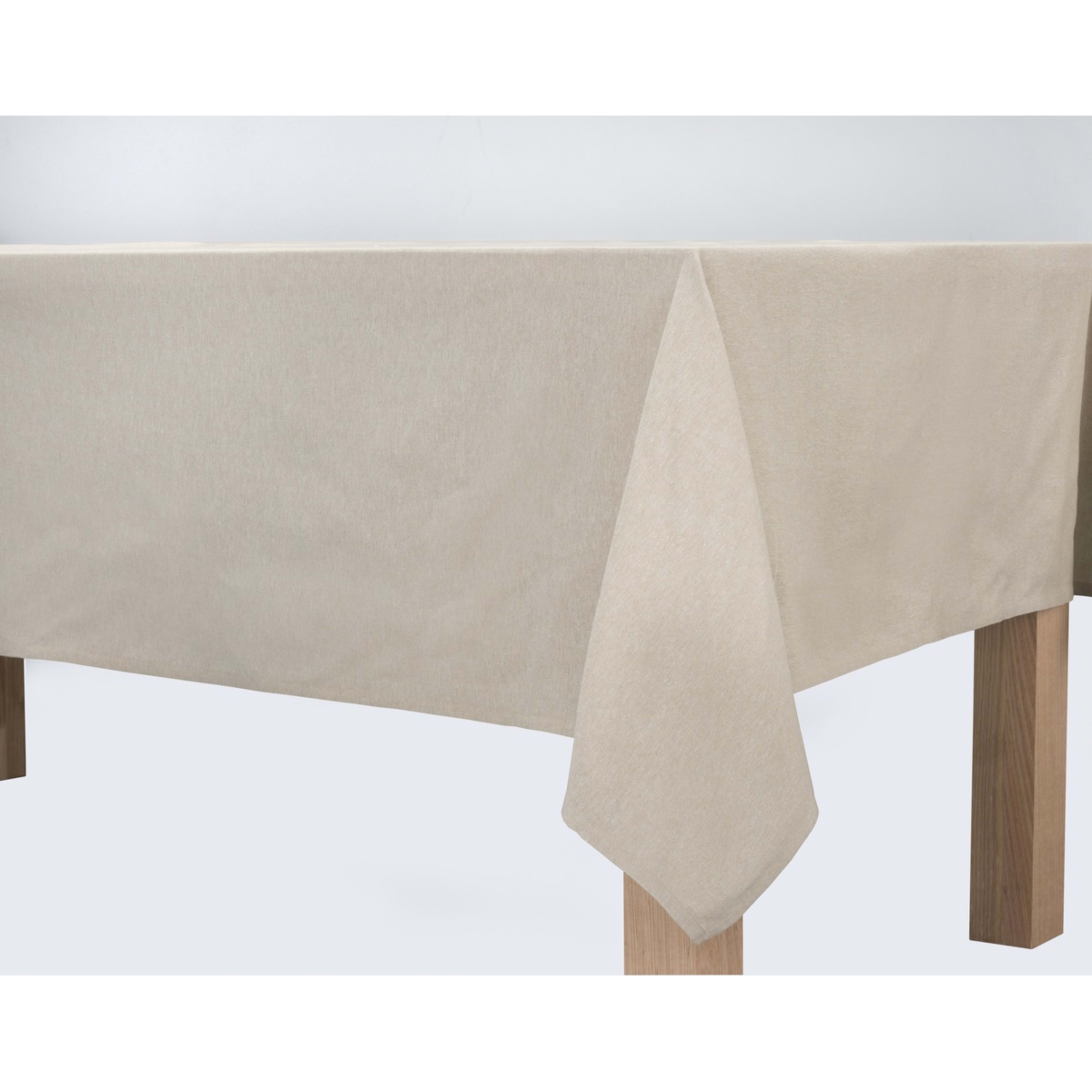 Beige Linen Look Tablecloth Kmart