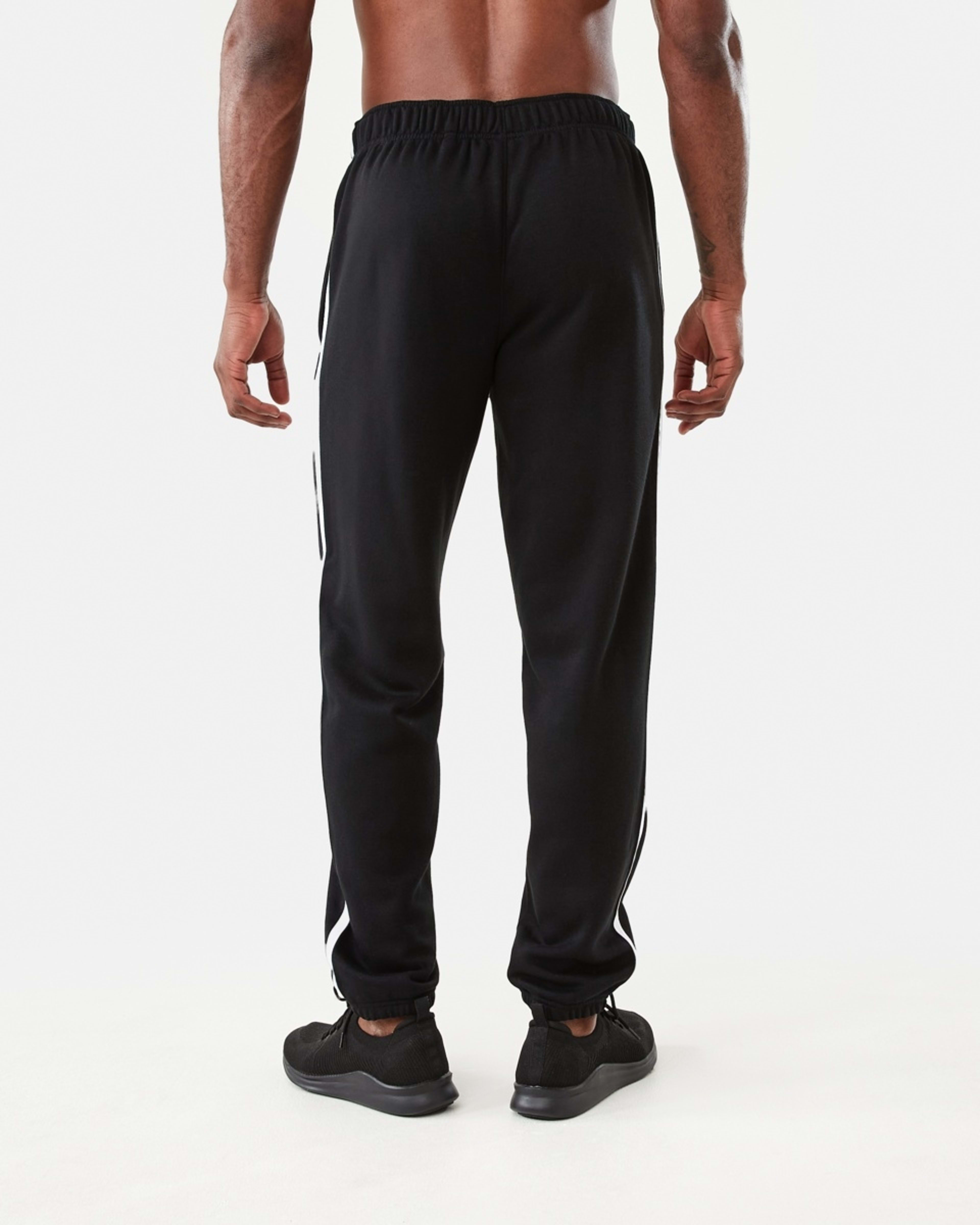 3 Active Tape Trim Trackpants Black, 3 of 5