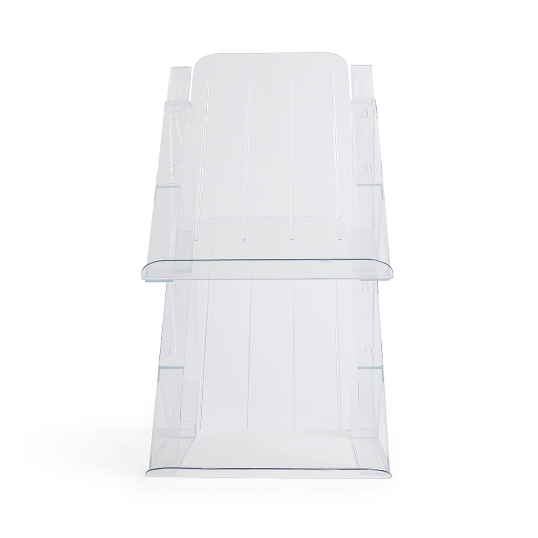 Set of 2 Clear Stacking Shoe Racks Kmart