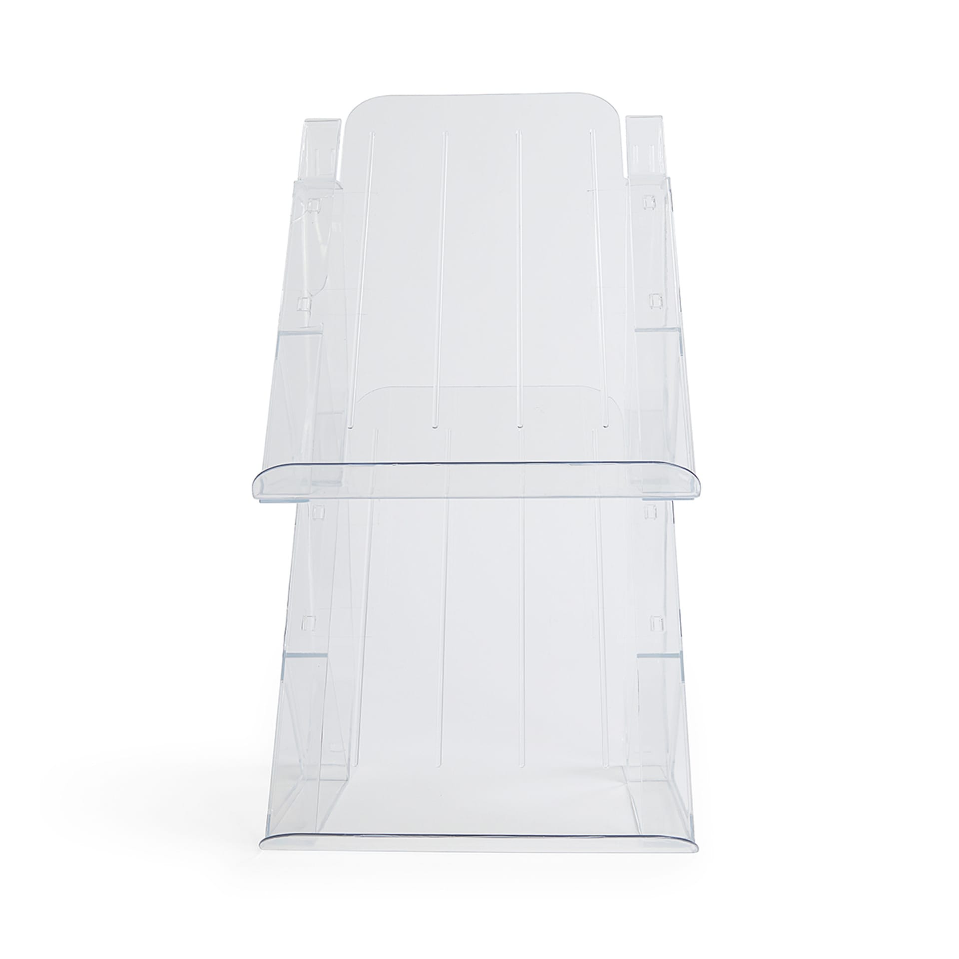 Set of 2 Clear Stacking Shoe Racks Kmart