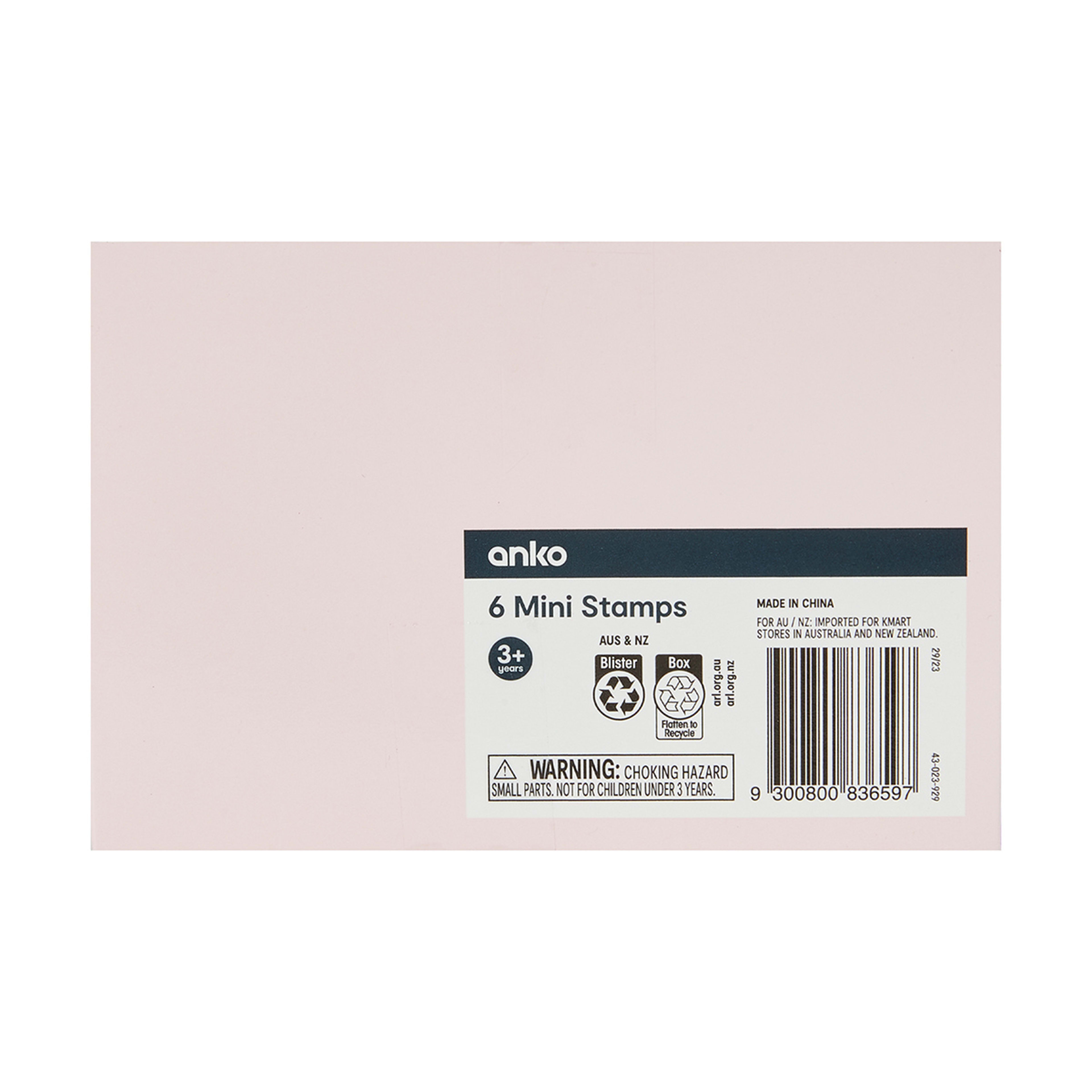 6 Pack Mini Stamps Kmart