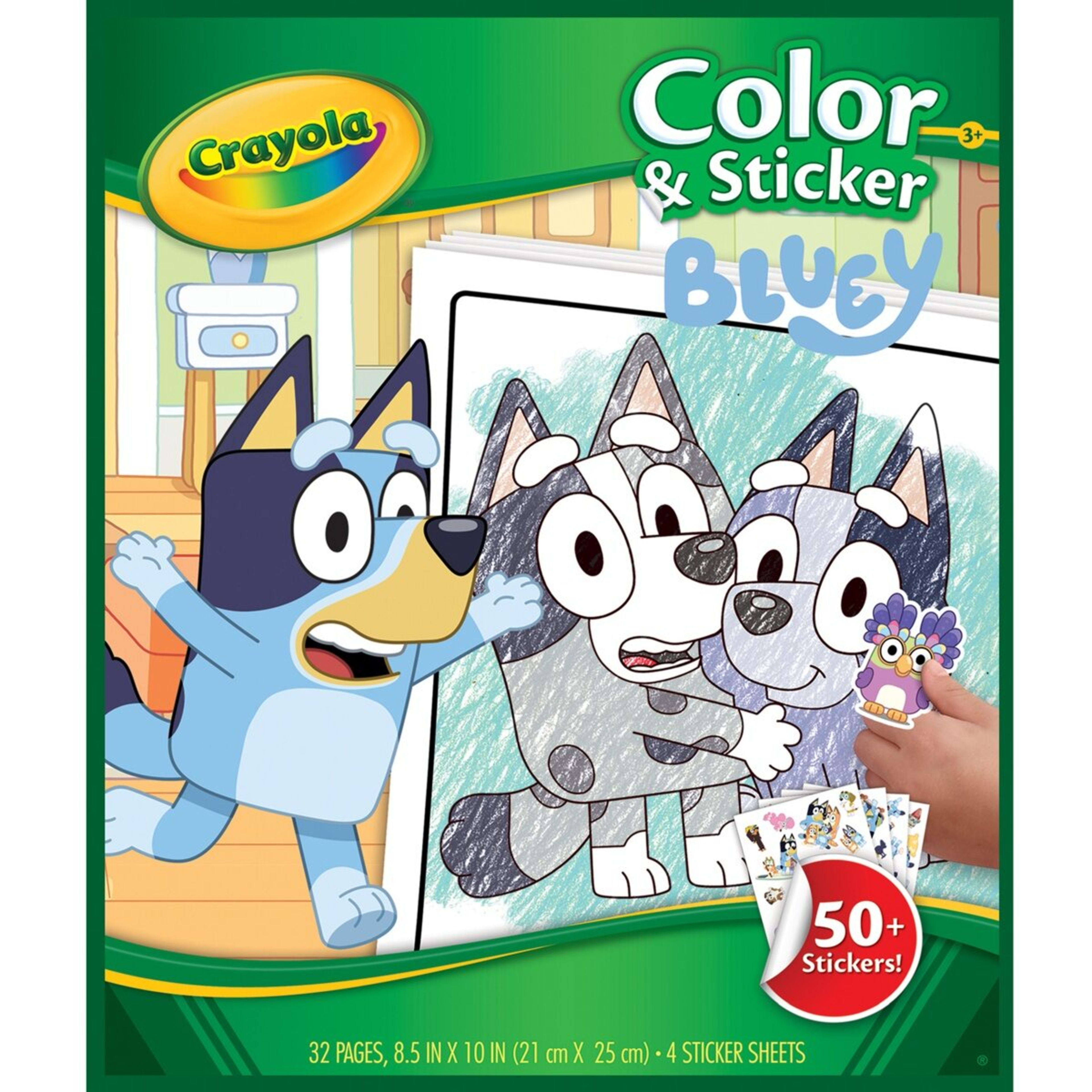 1 Crayola Bluey Color and Sticker Book, 1 of 3
