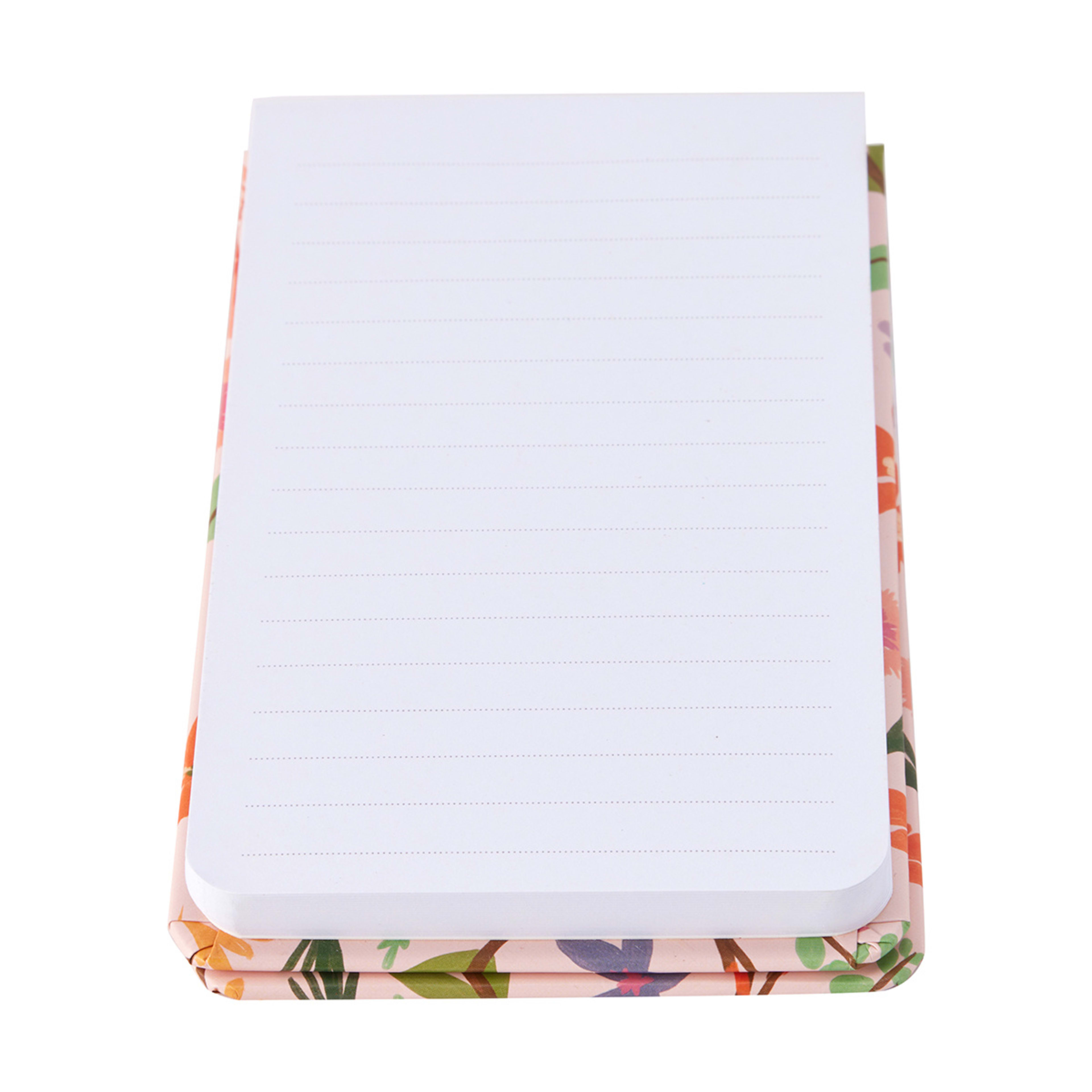 Slim Hardcover Notepad Floral Kmart