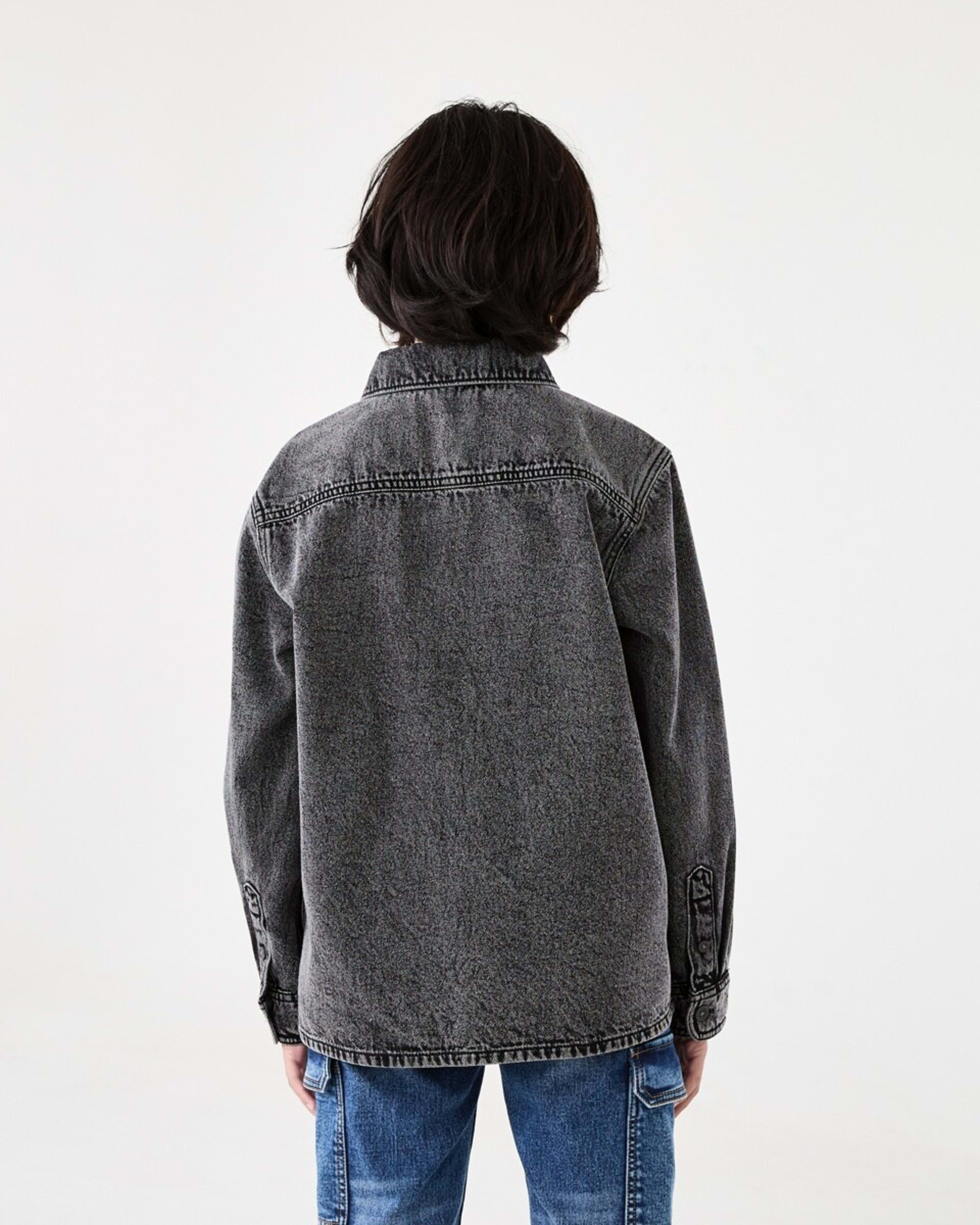 2 Denim Utility Overshirt Black Wash, 2 of 10