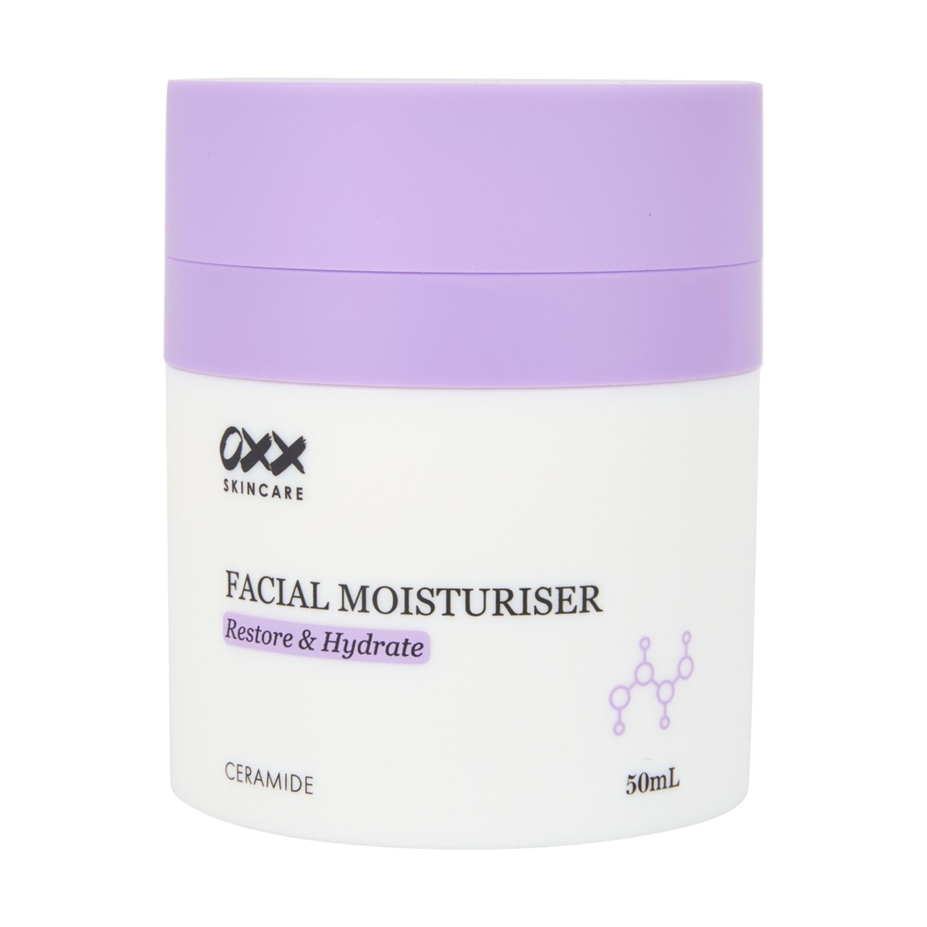 1 OXX Skincare Facial Moisturiser 50ml - Ceramide, 1 of 5