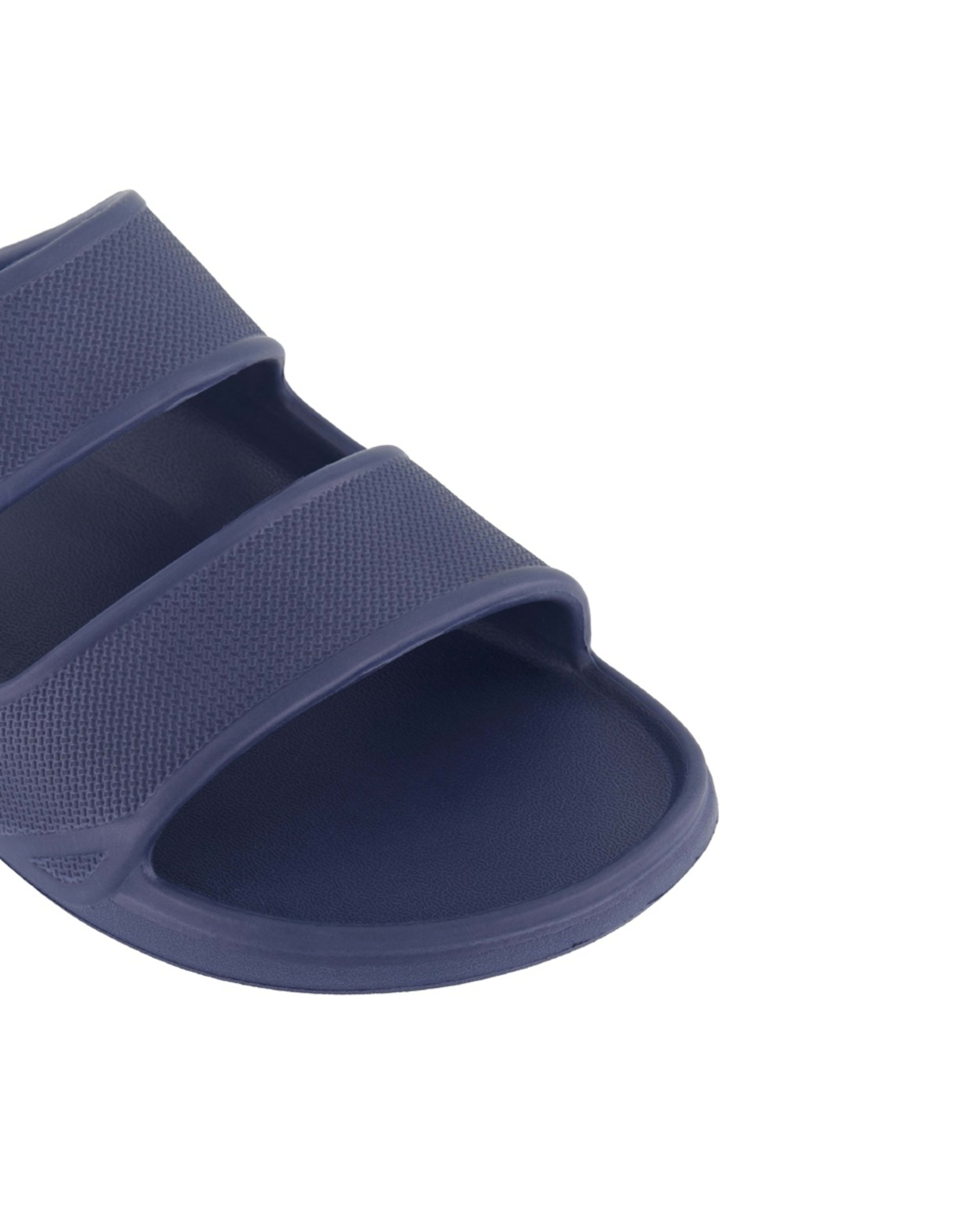 3 Double Band Slides NAVY, 3 of 3