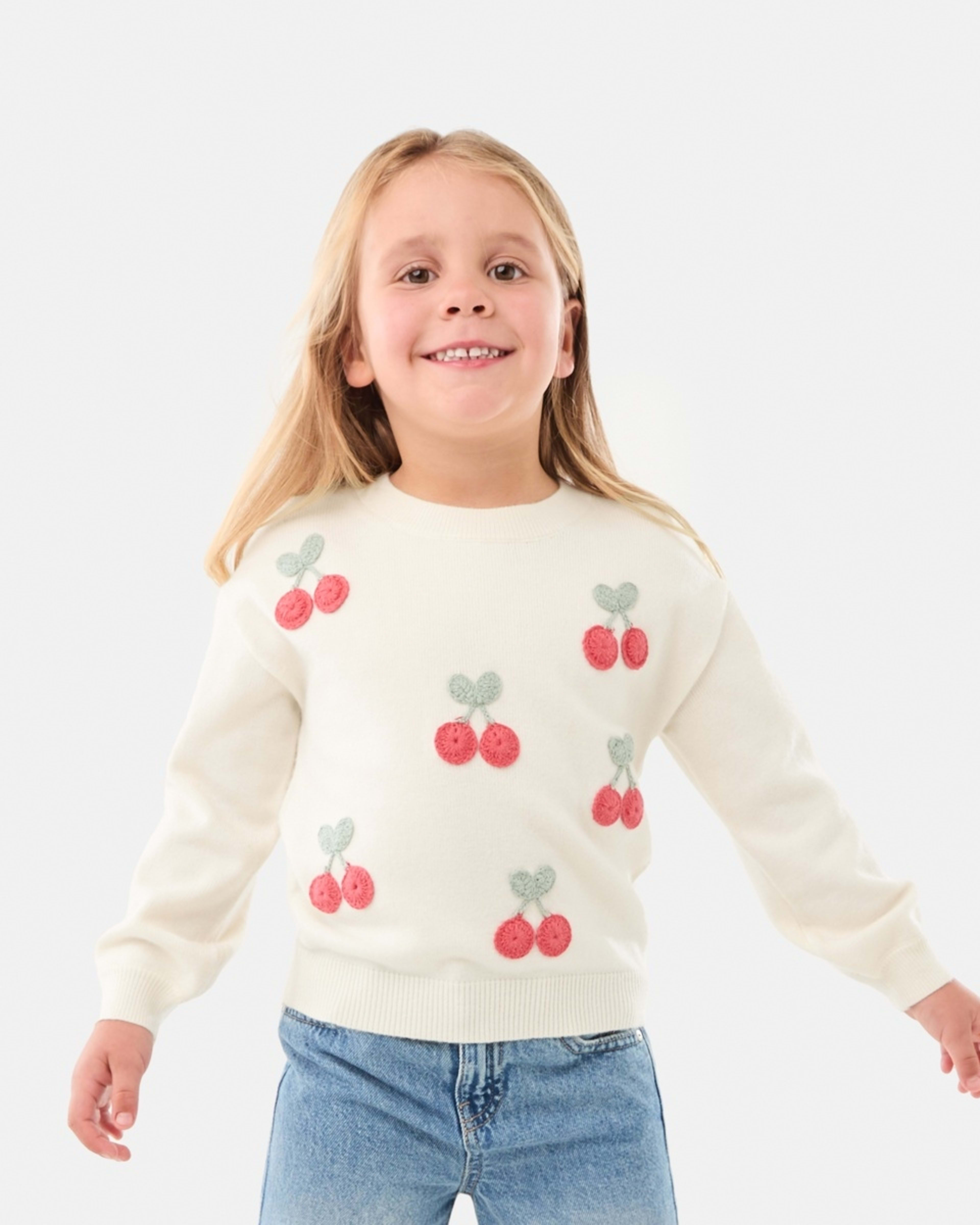 1 Knit Jumper Cherry Knit Pristine