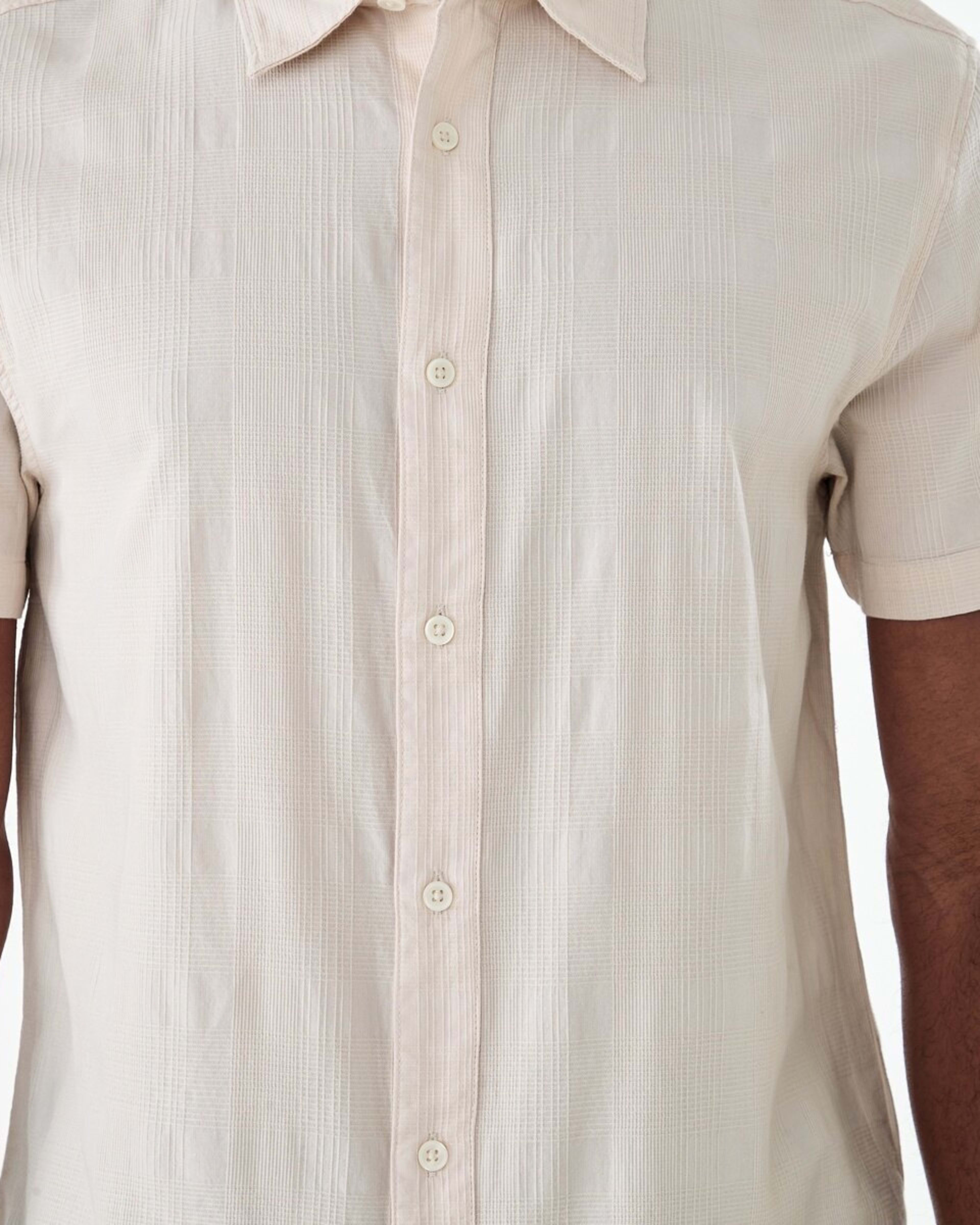 6 Short Sleeve Dobby Shirt DUNE, 6 of 6