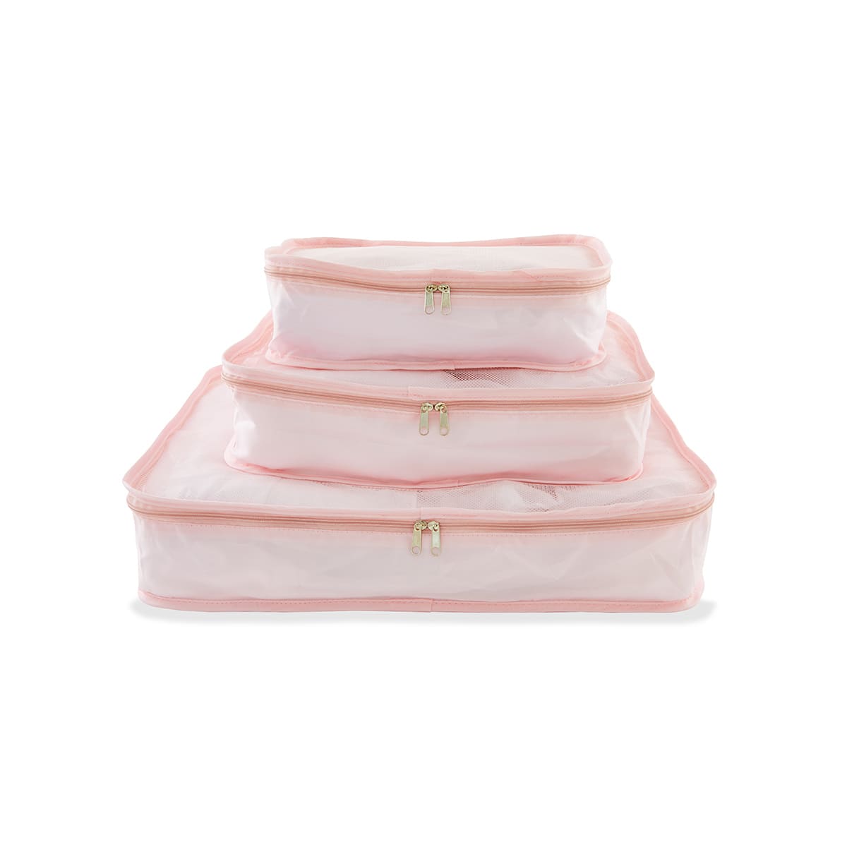 3 Piece Packing Cube Pink Kmart