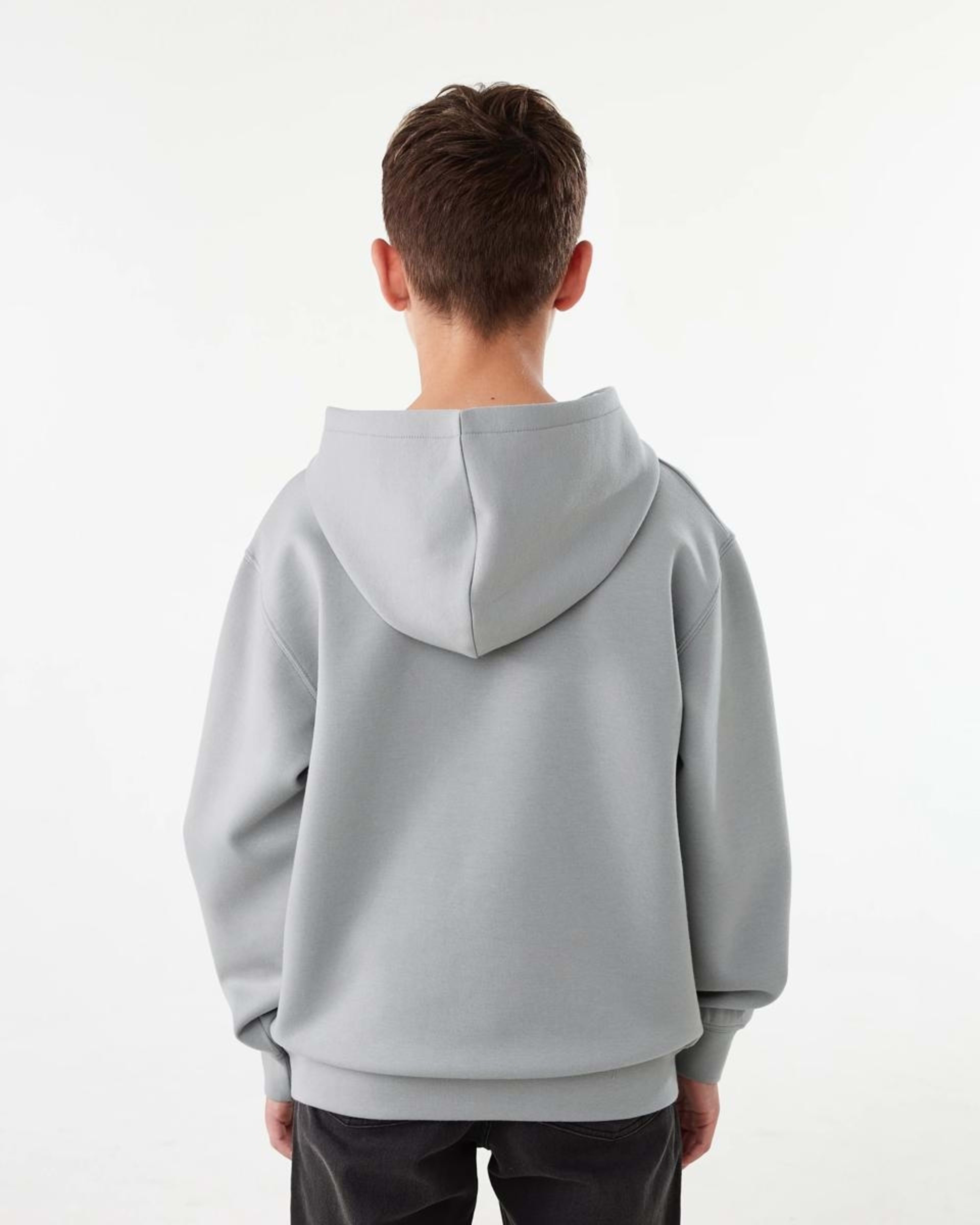 2 Active Kids Print Hoodie Gry Active, 2 of 7