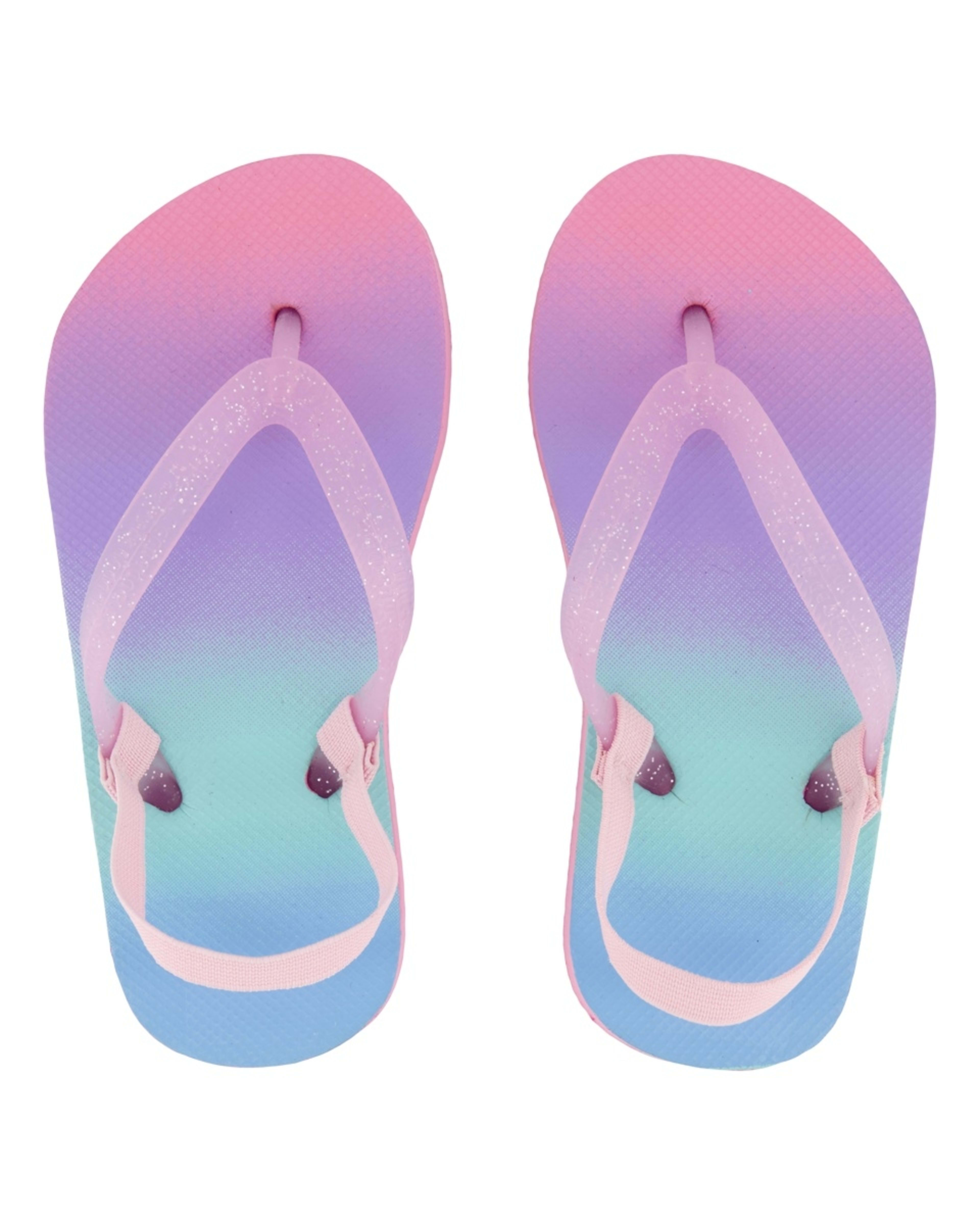 2 Junior Print Thongs PINK GIRLS OMBRE, 2 of 3
