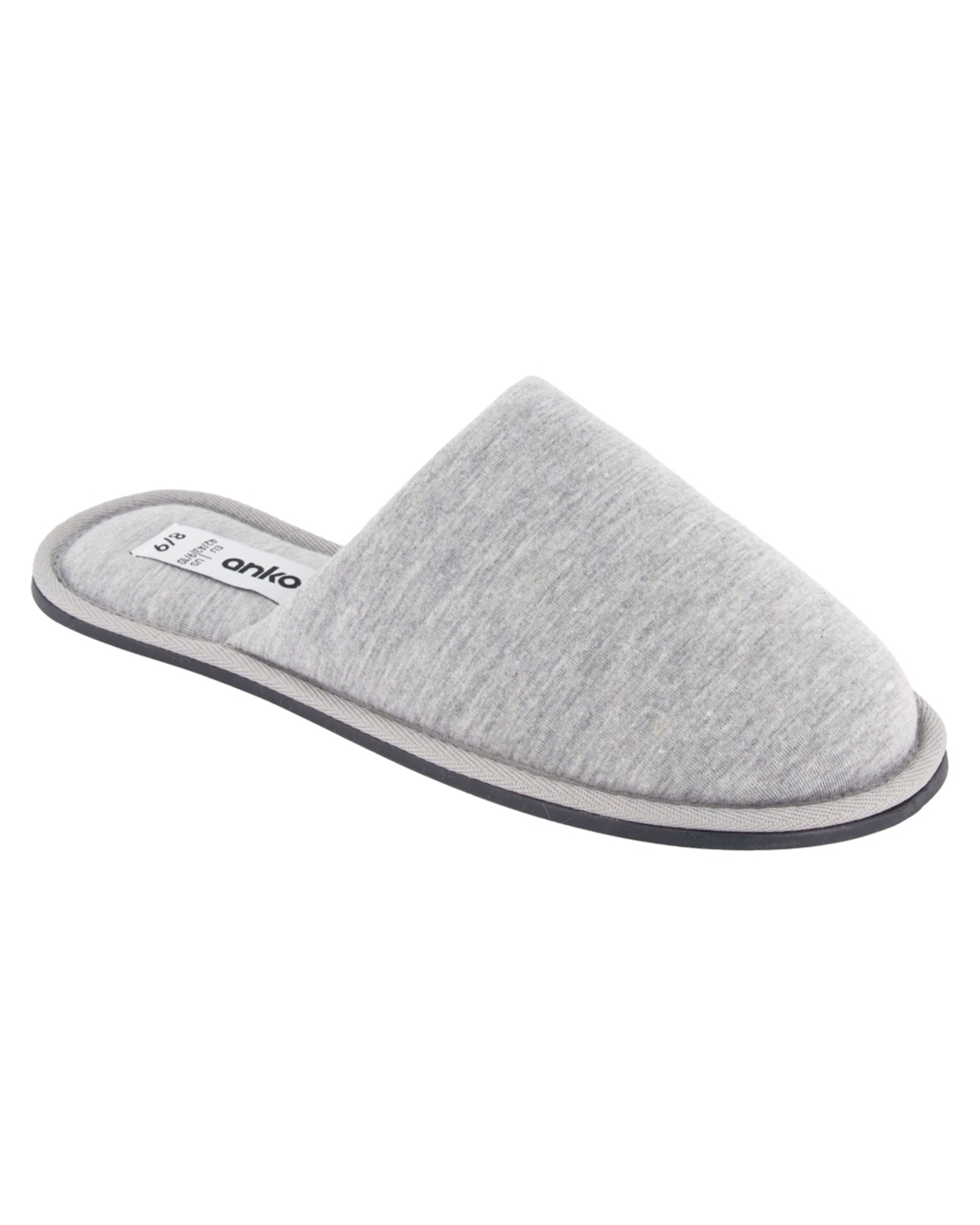 1 Windsor Slipper Scuffs LIGHT GREY